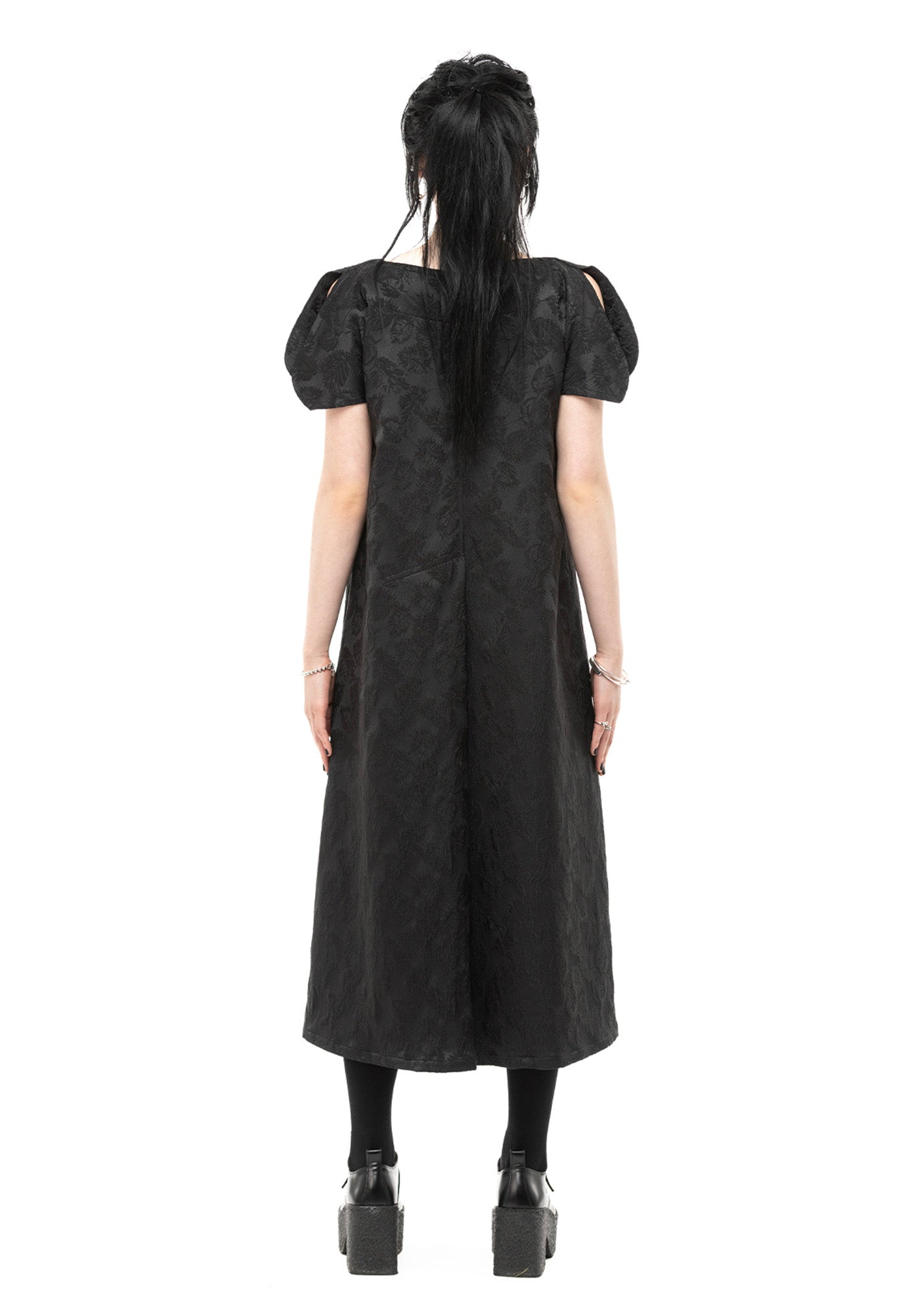 Maidens Dress - Black Leaf sold by Angel Divine