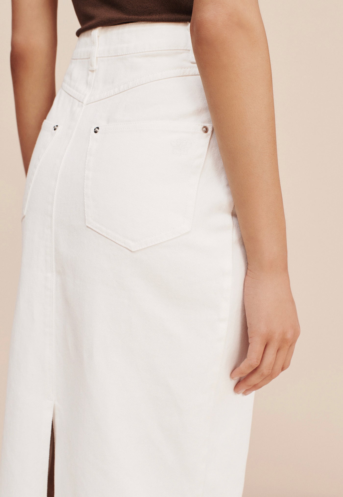 Harvey Skirt - Vintage White sold by Angel Divine