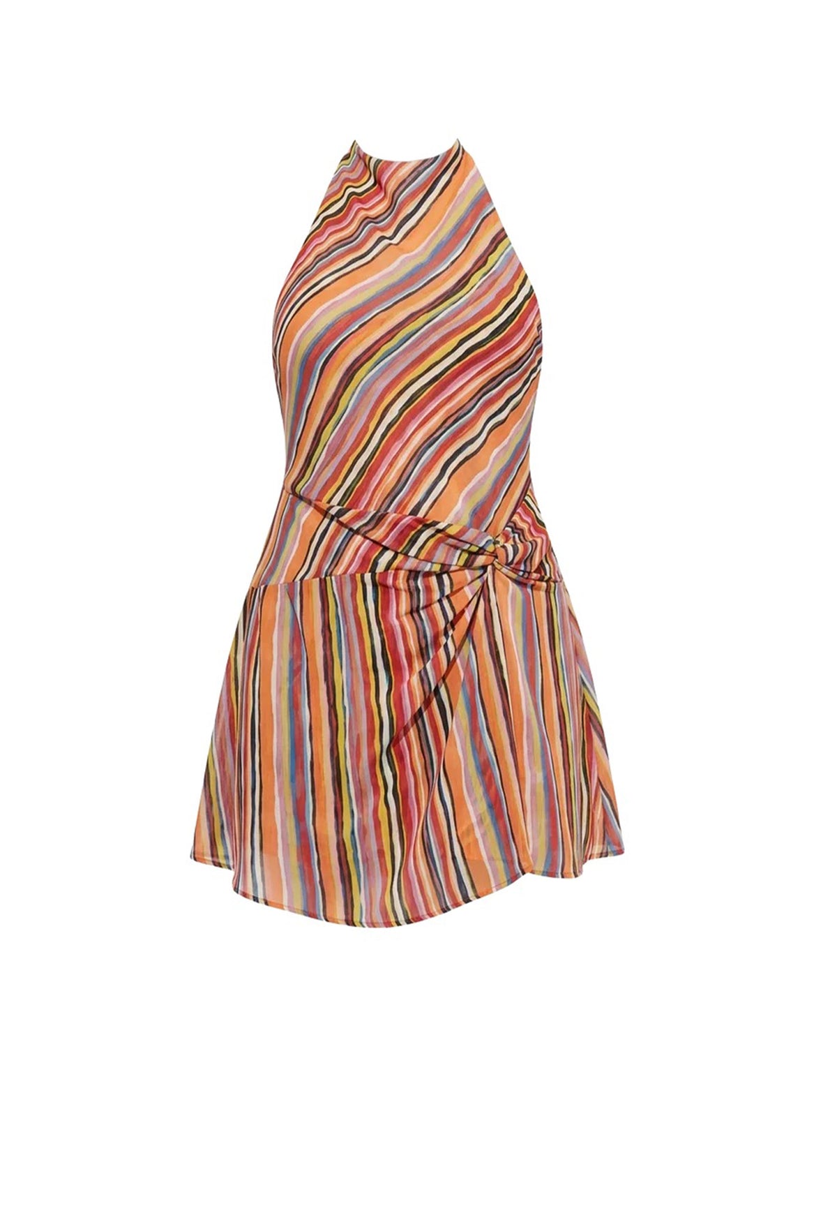 Madrid Mini Dress - Liquorice Stripe