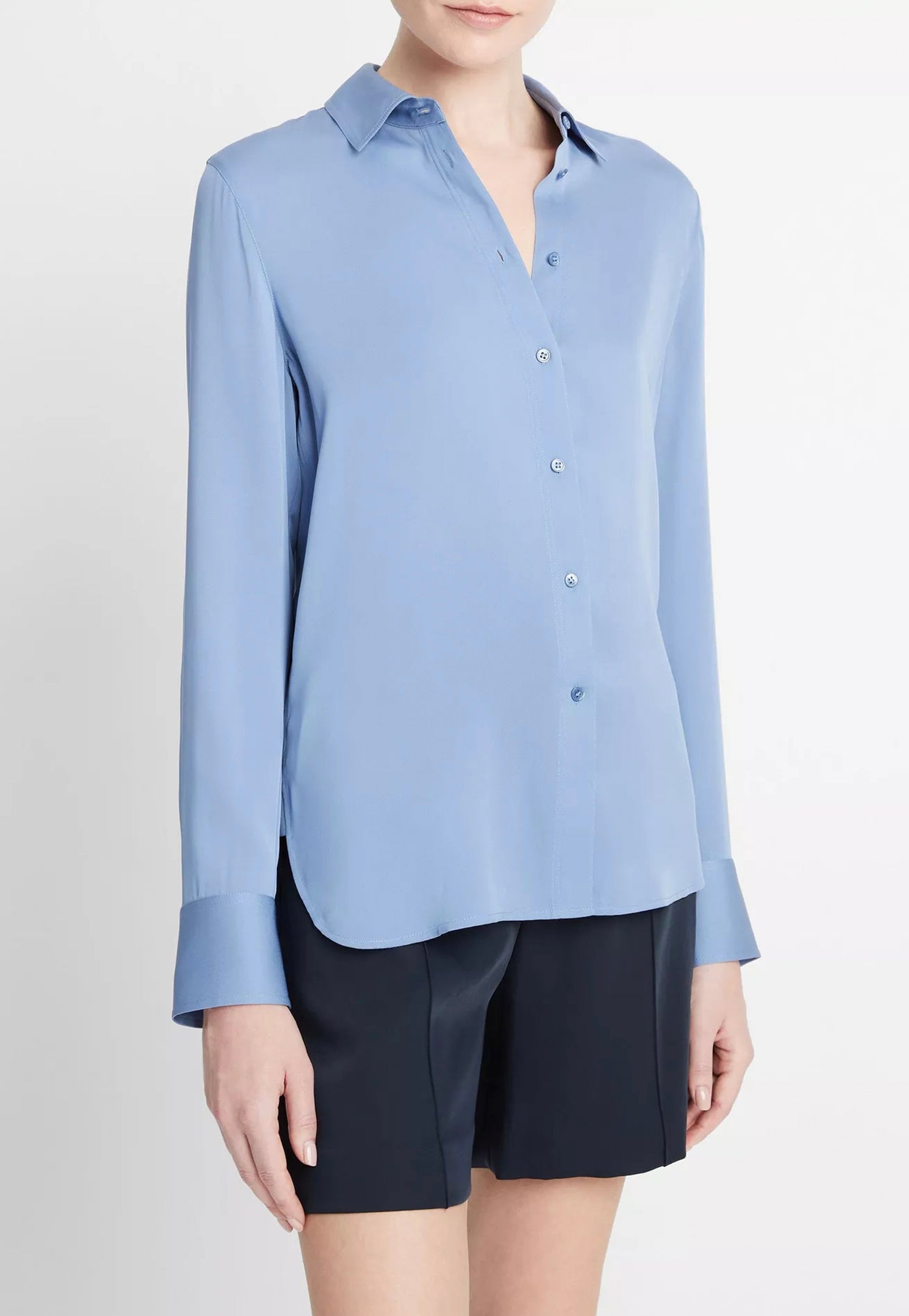 Slim Fitted Blouse - Azure Gem sold by Angel Divine