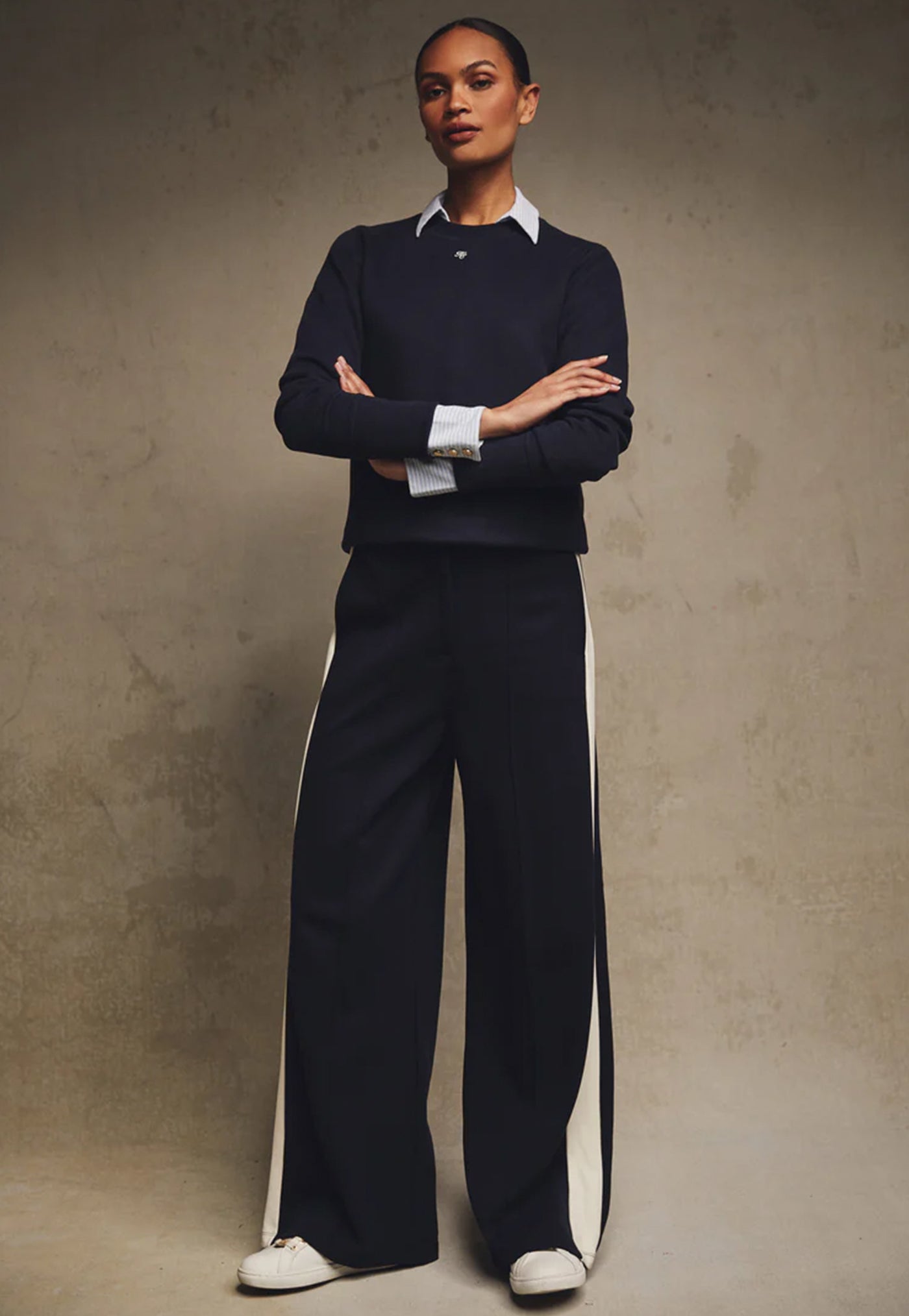 Wide Leg Pant - Ink Navy