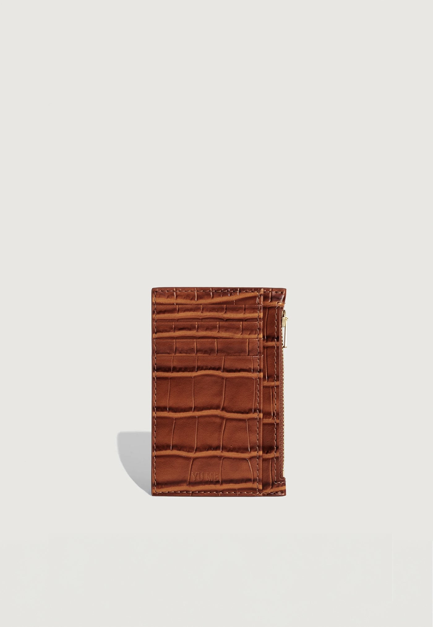 Frank Cardholder - Apricot Croc sold by Angel Divine