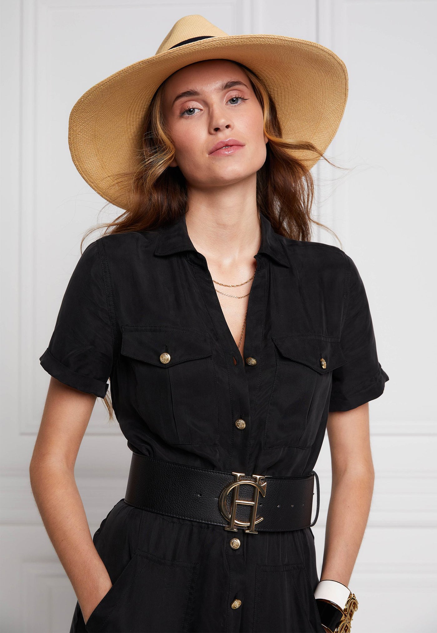 HC Wide Belt - Black sold by Angel Divine