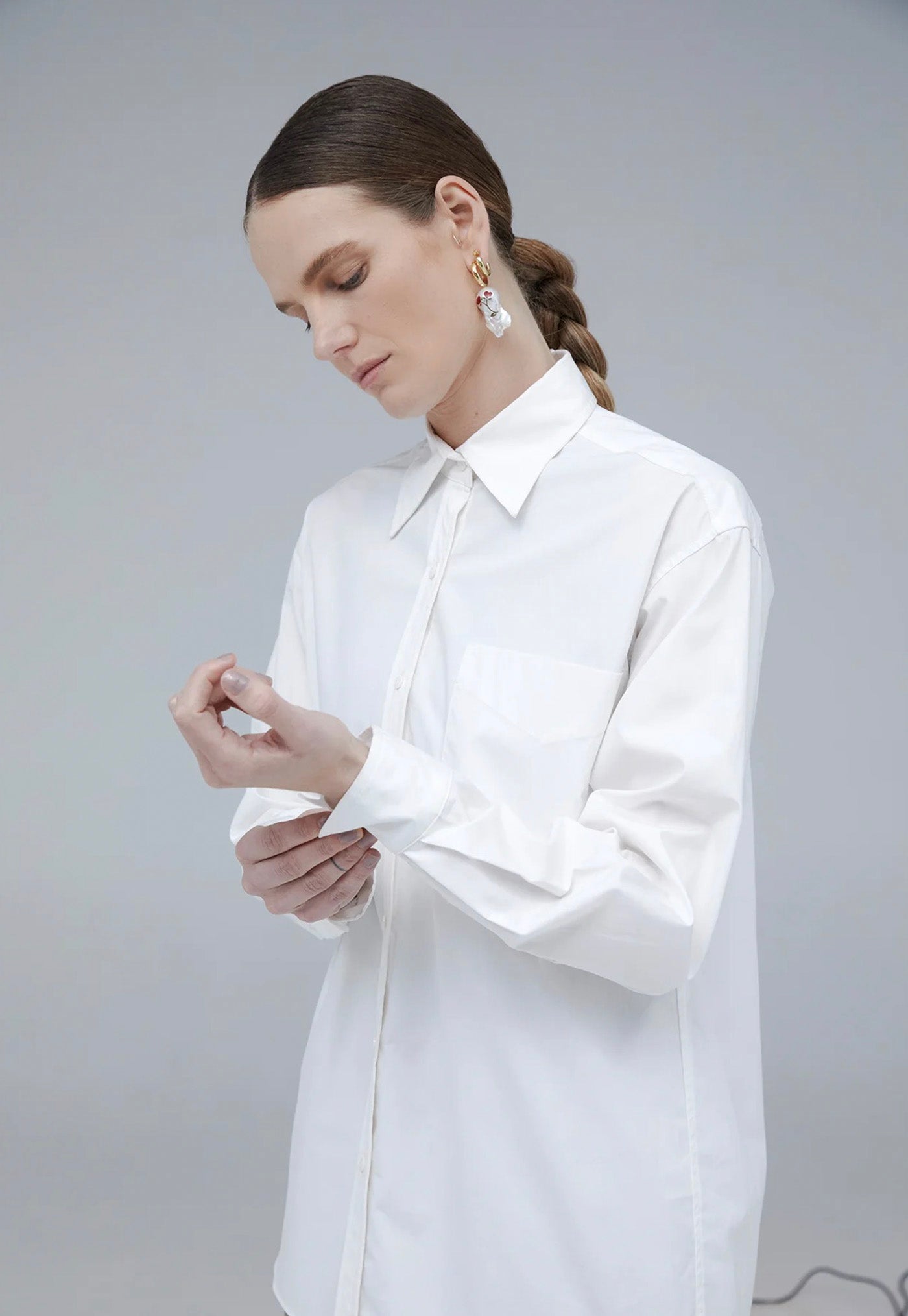 Kantor Shirt - White sold by Angel Divine