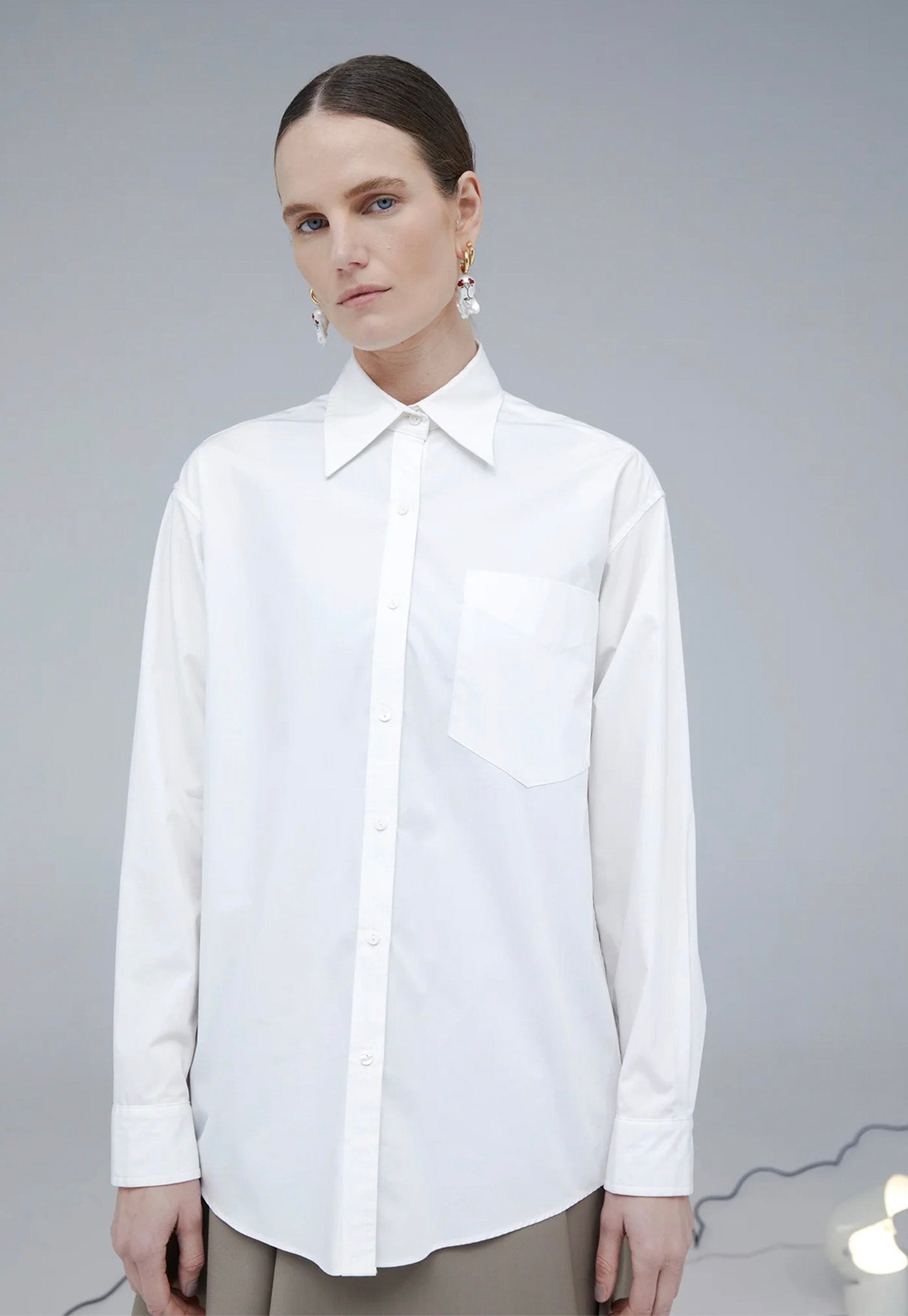 Kantor Shirt - White sold by Angel Divine