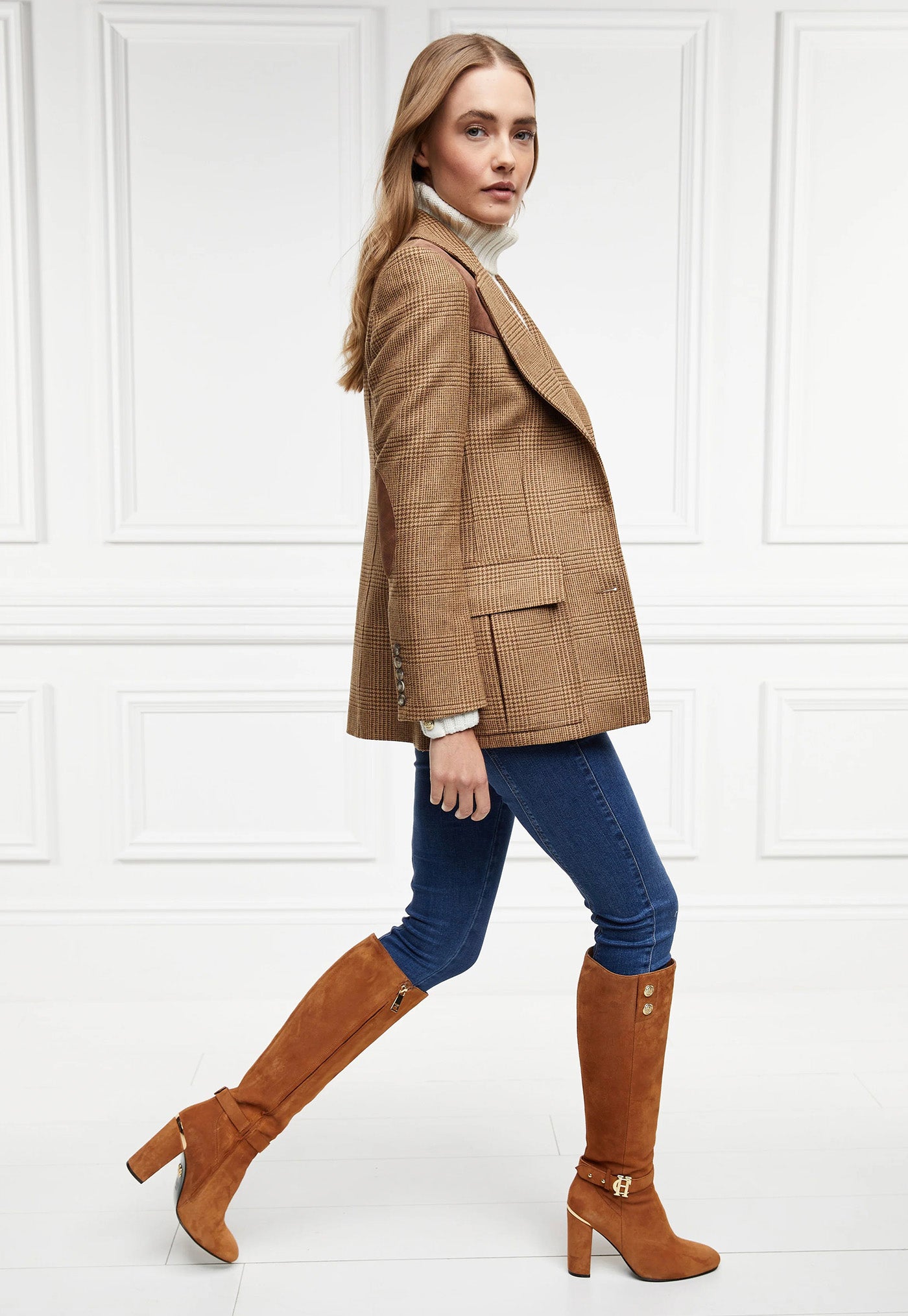 Marlborough Knee Boot - Tan sold by Angel Divine