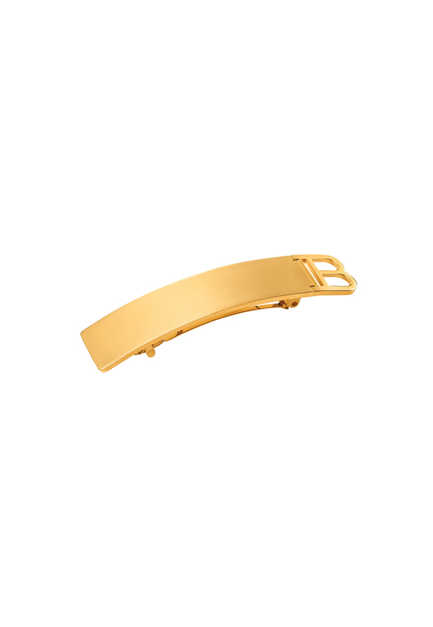 Limited Edition Medium B Barrette - Gold sold by Angel Divine