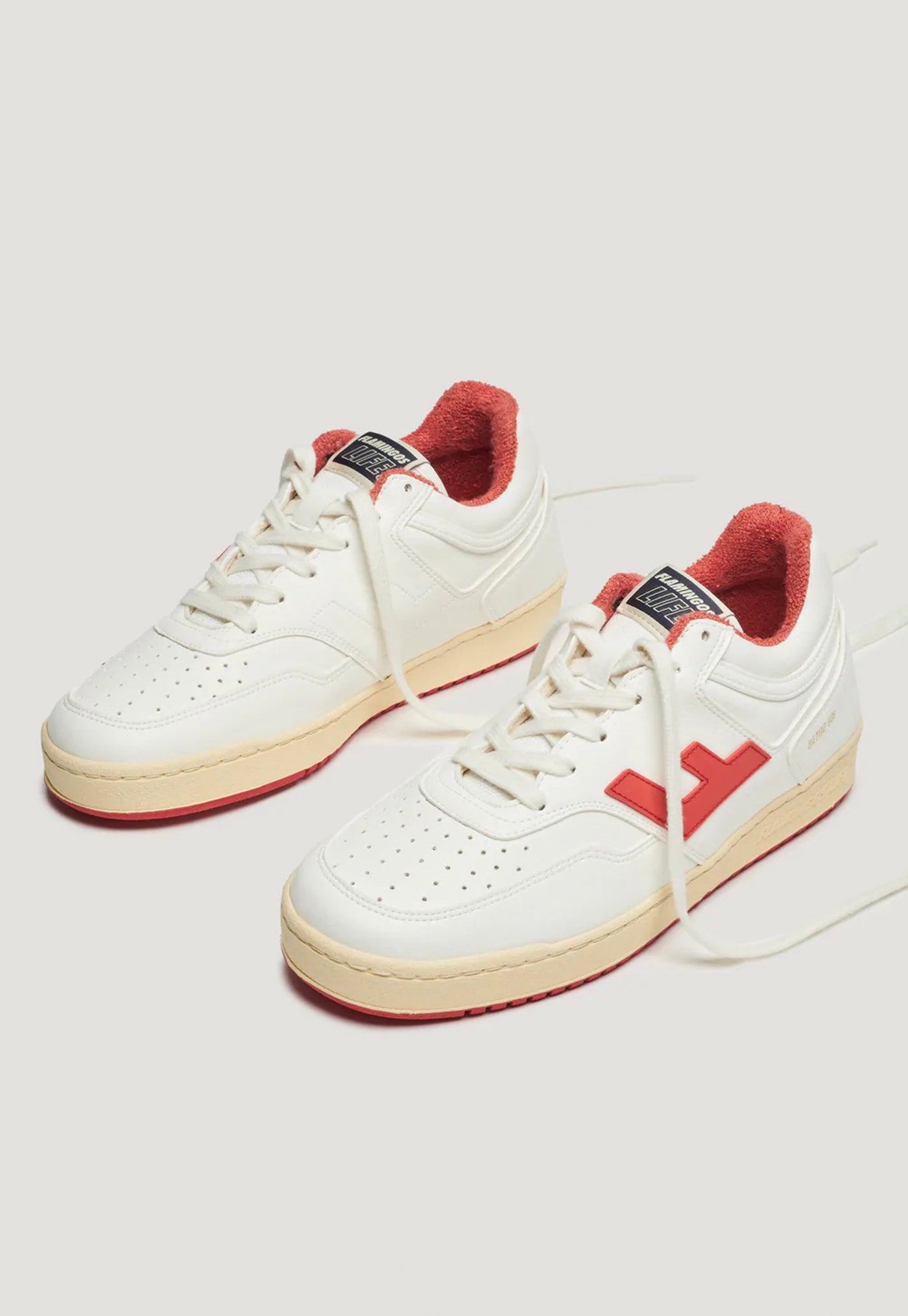 Retro 90s Sneaker - White Vanilla Tomato sold by Angel Divine