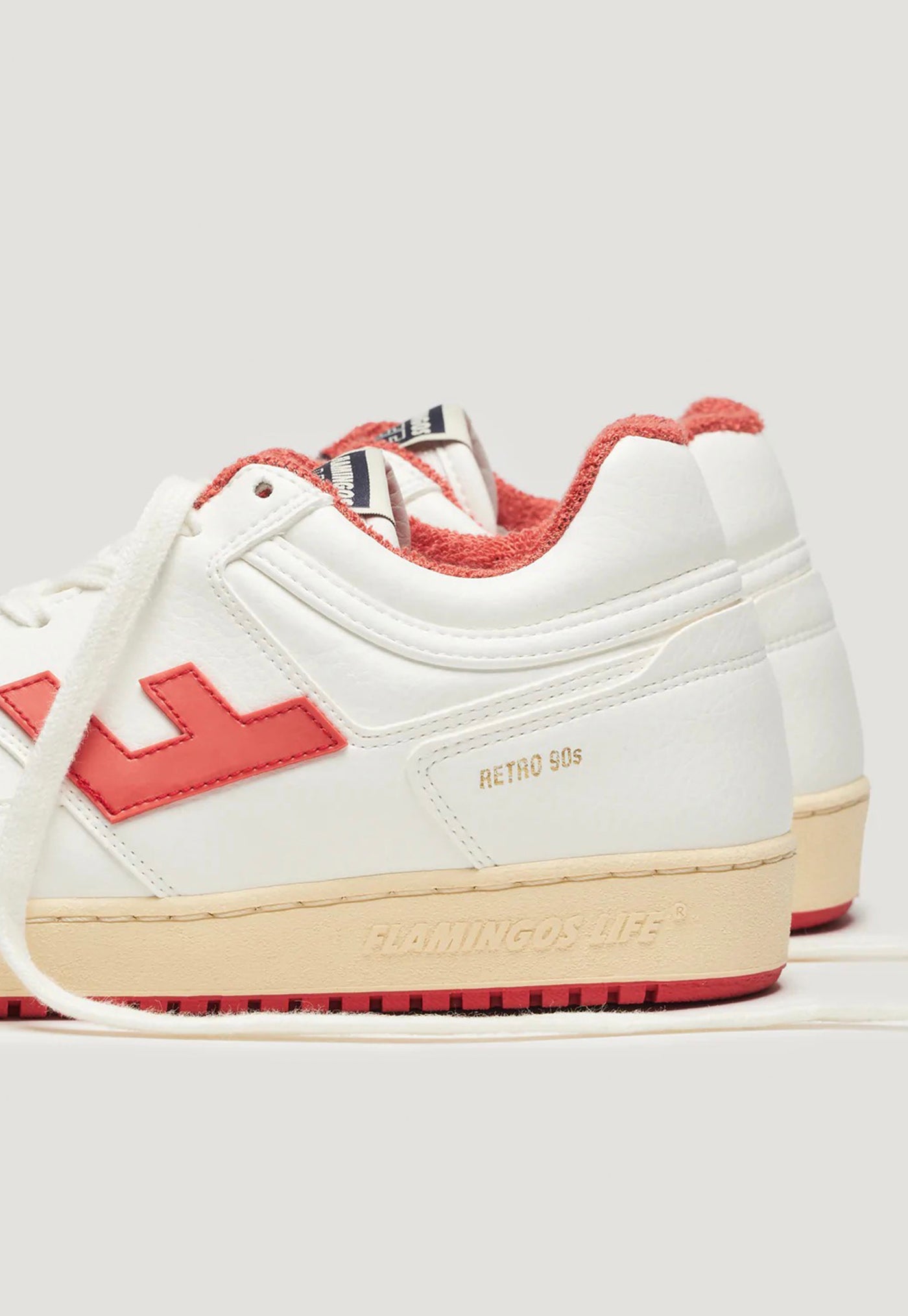 Retro 90s Sneaker - White Vanilla Tomato sold by Angel Divine