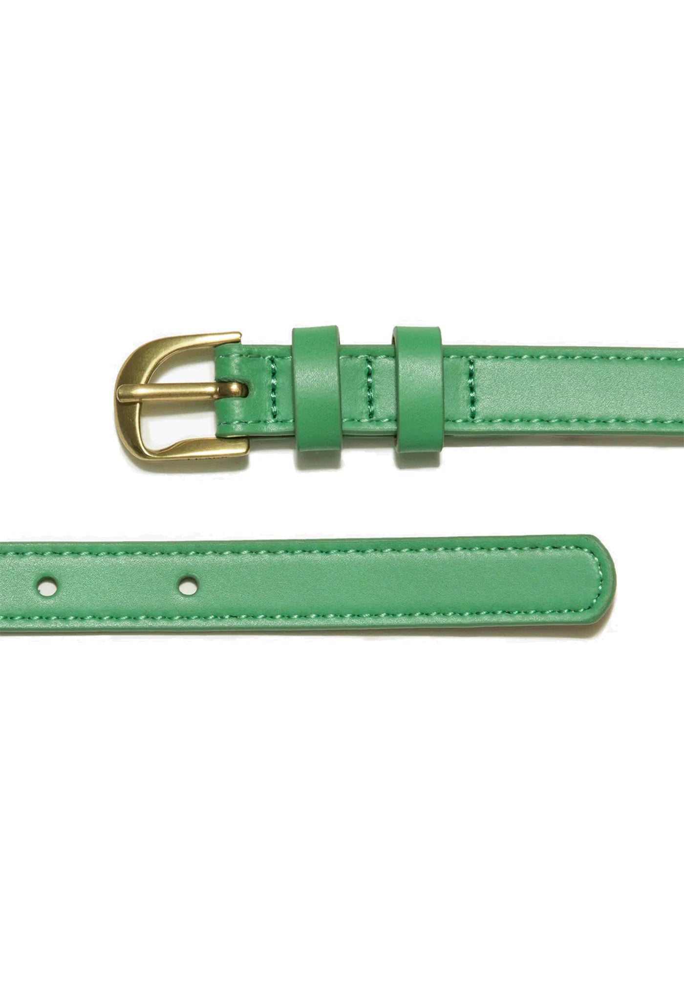 Twist Buckle Belt - Grass Green sold by Angel Divine