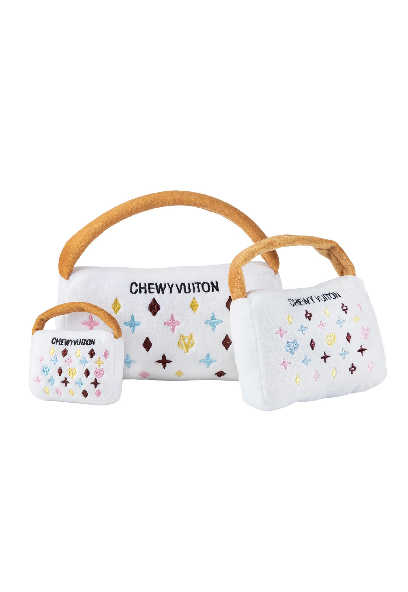 Chewy Vuiton Handbag - White sold by Angel Divine