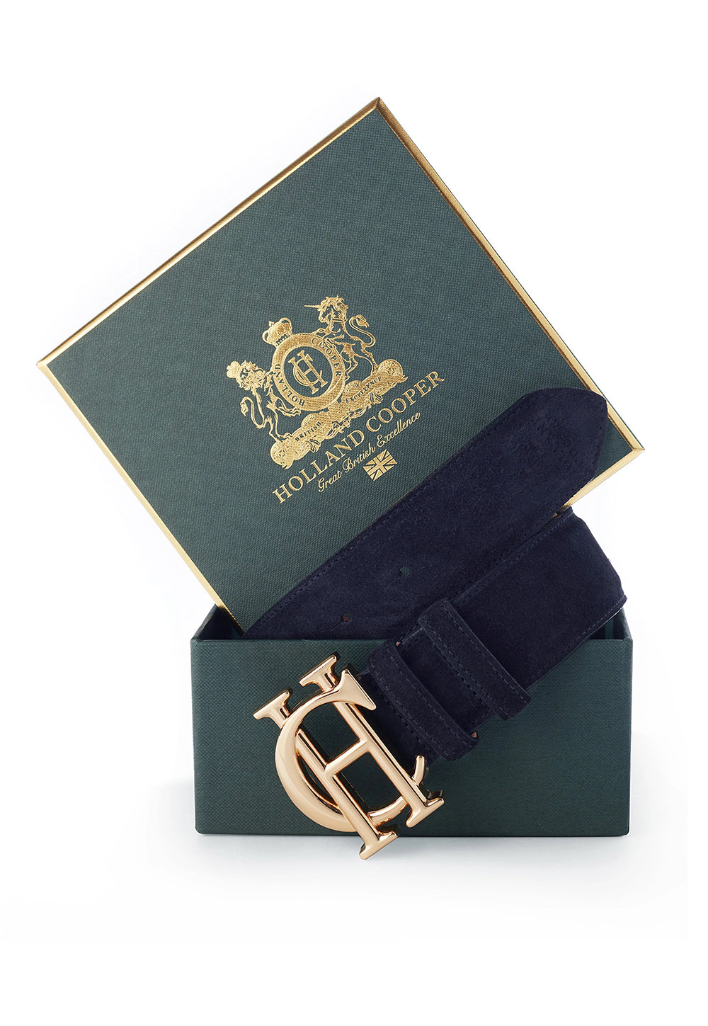 HC Classic Belt Suede - Ink Navy sold by Angel Divine