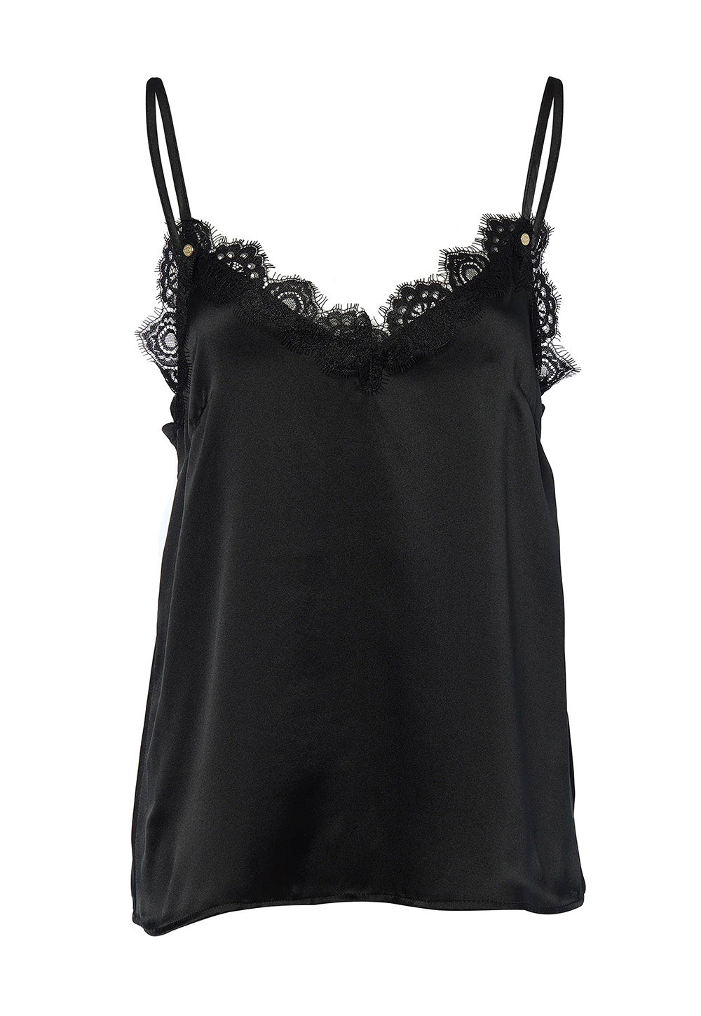 Silk Lace Cami - Black sold by Angel Divine