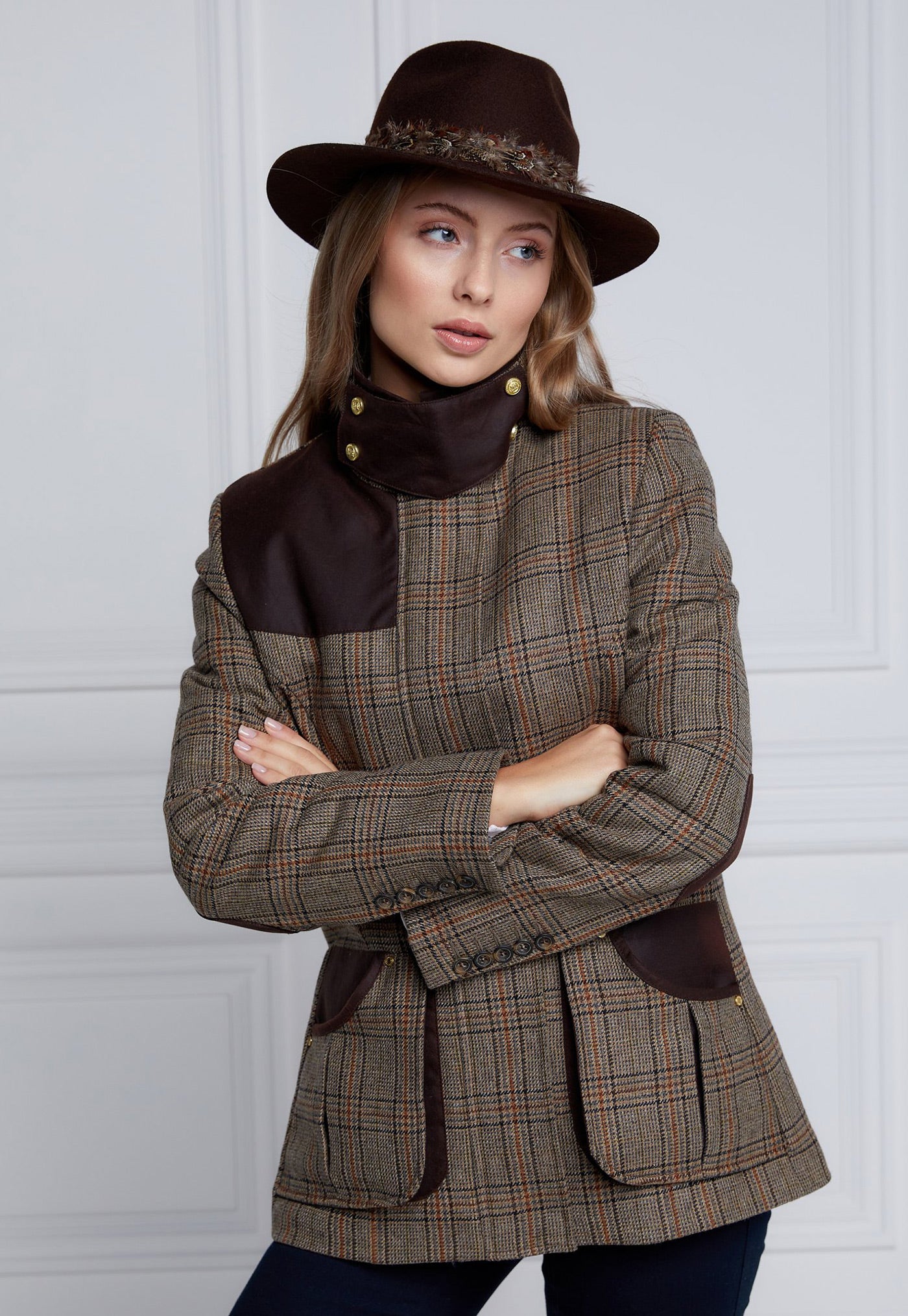 Country Classic Jacket - Bourbon Tweed sold by Angel Divine