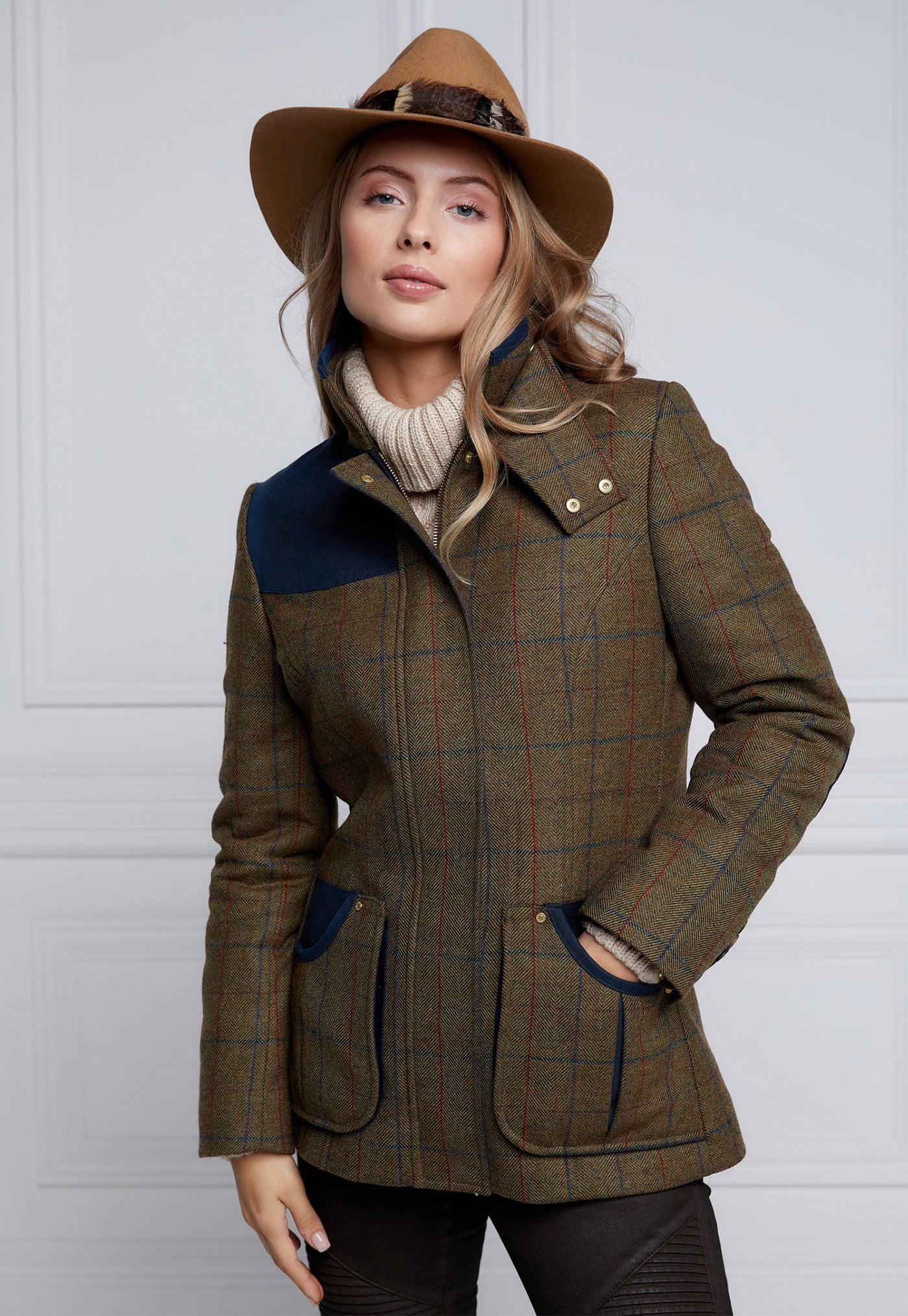 Country Classic Jacket - Glen Green Check sold by Angel Divine