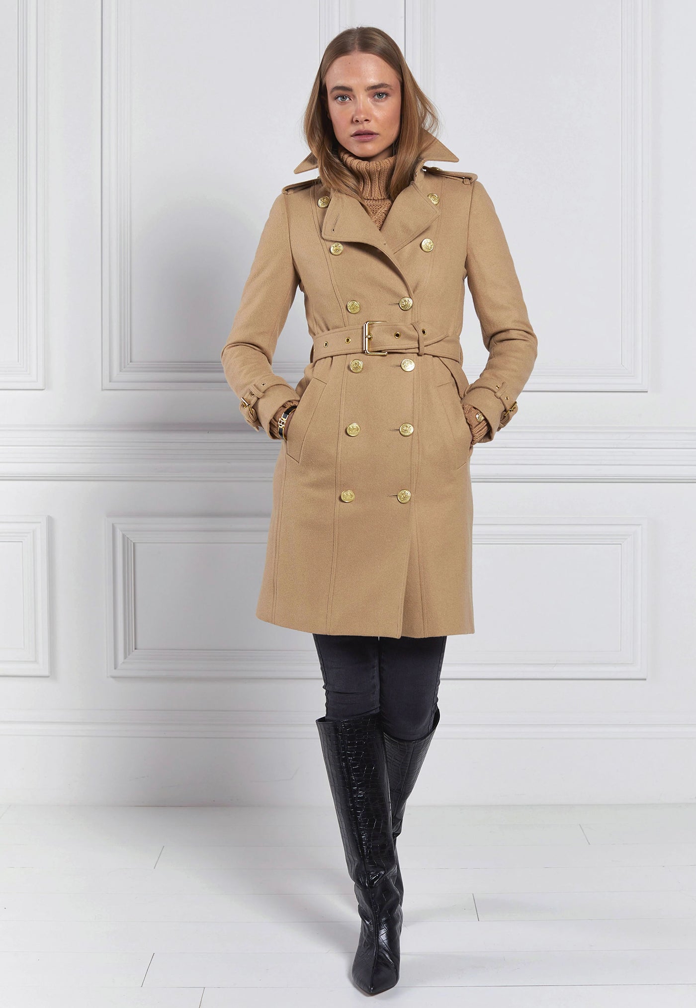 Marlborough Trench Coat - Camel sold by Angel Divine