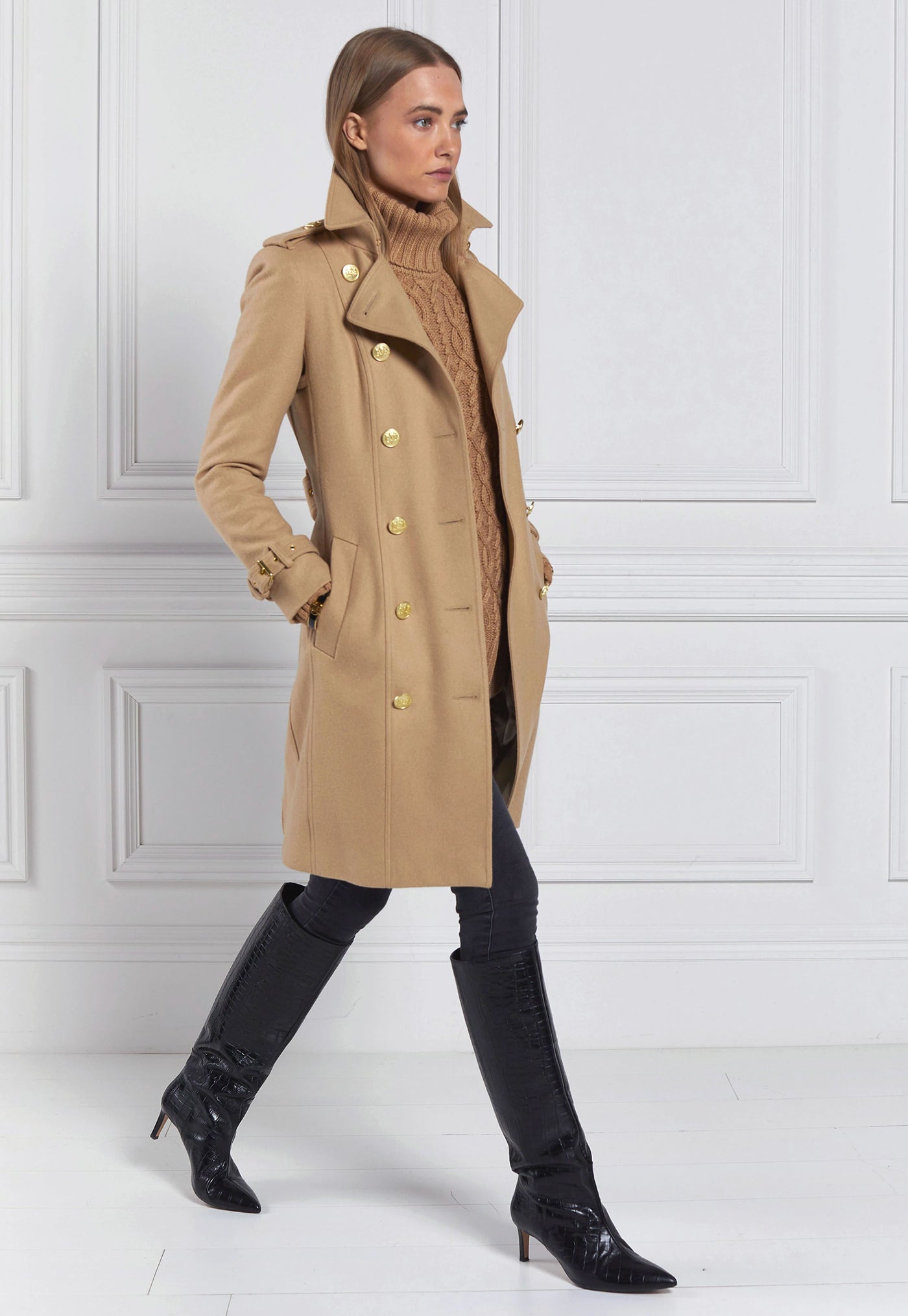 Marlborough Trench Coat - Camel sold by Angel Divine