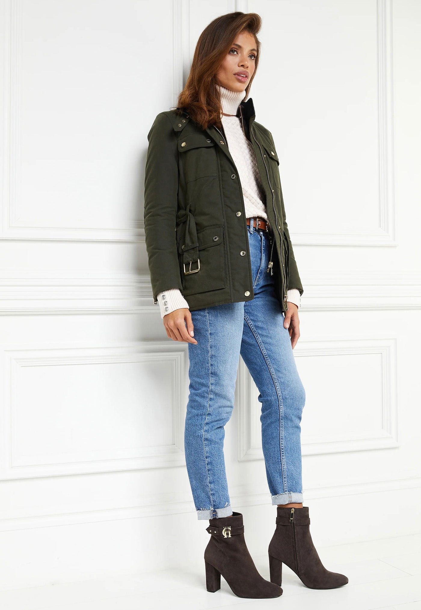 Mayfair Suede Ankle Boot - Chocolate sold by Angel Divine