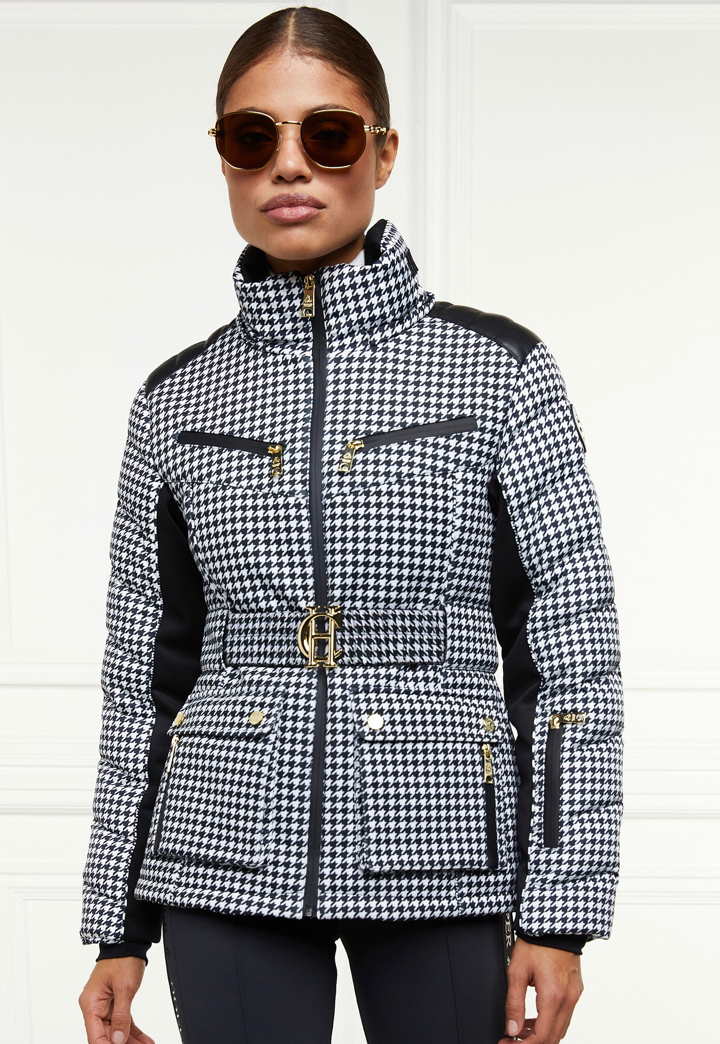 Ski Jacket - Houndstooth sold by Angel Divine
