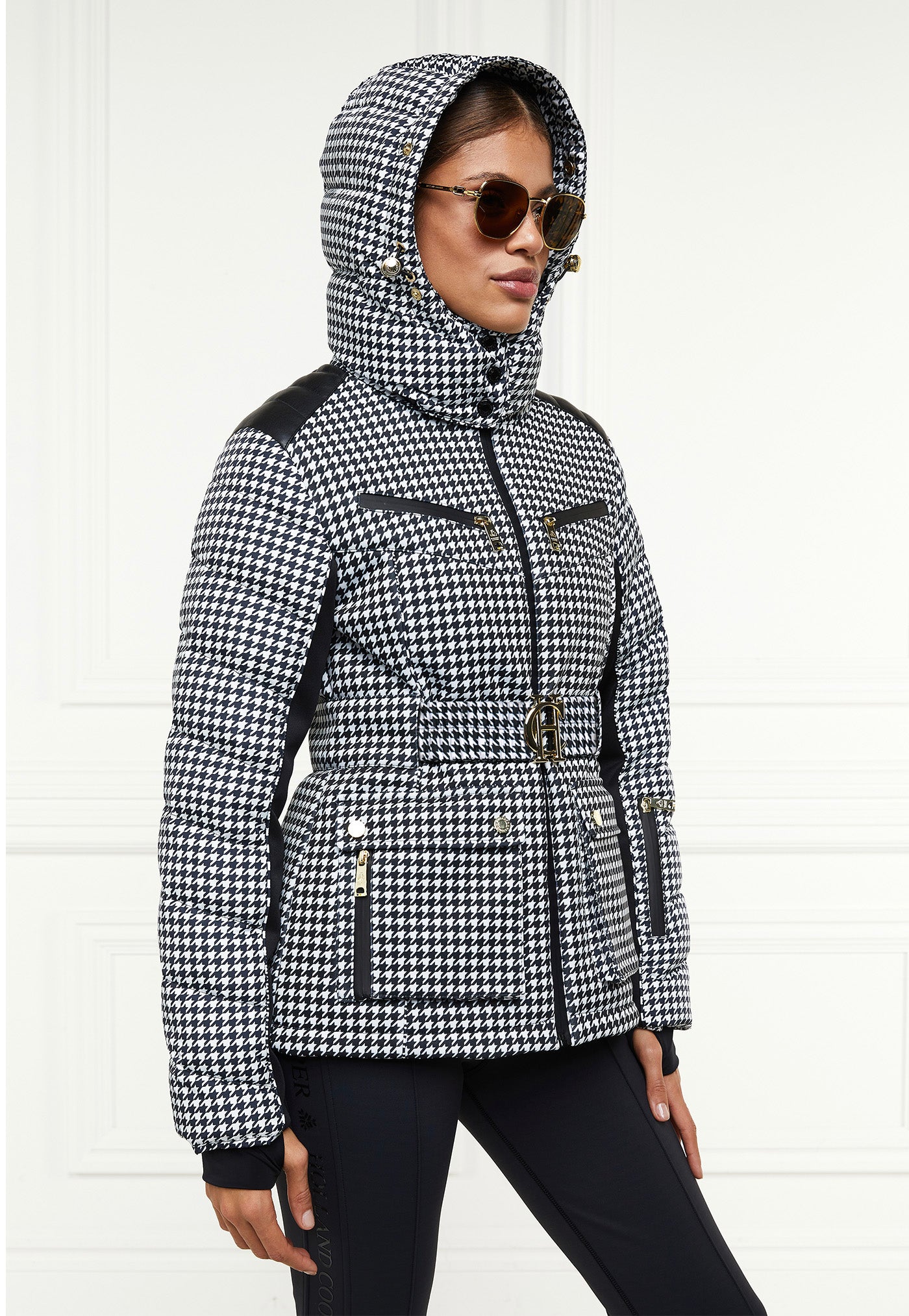 Ski Jacket - Houndstooth sold by Angel Divine