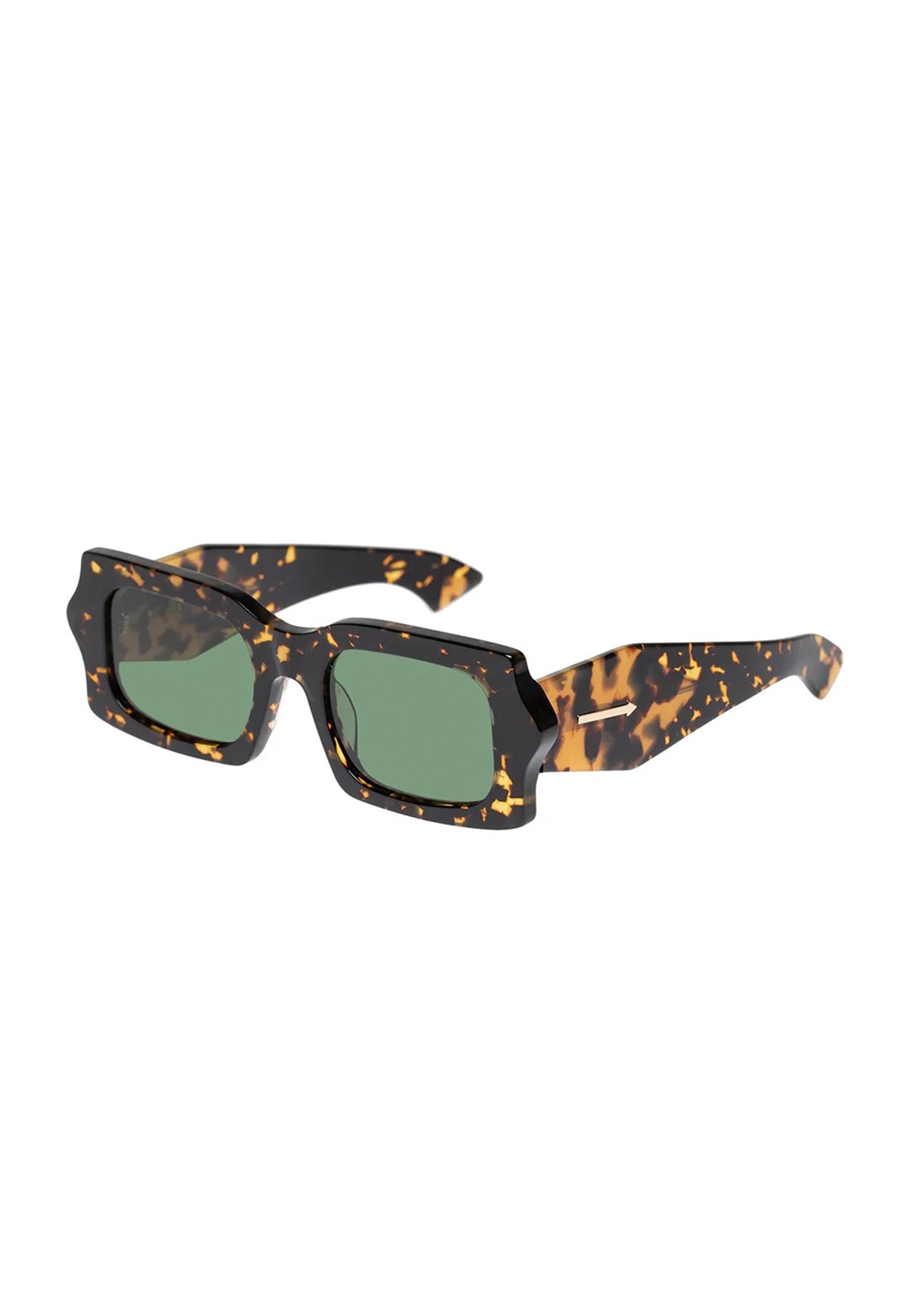 Karen Walker Blow Wave Sunglasses - Two Torts display picture 2