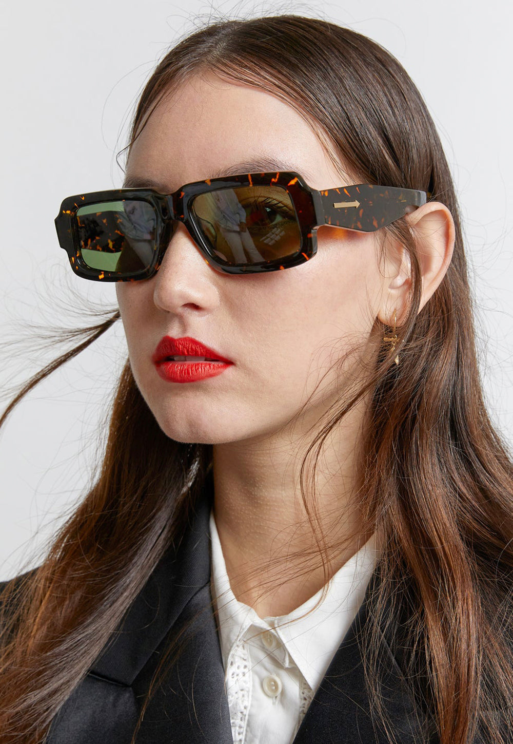Zero Sunglasses - Cracked Tort sold by Angel Divine