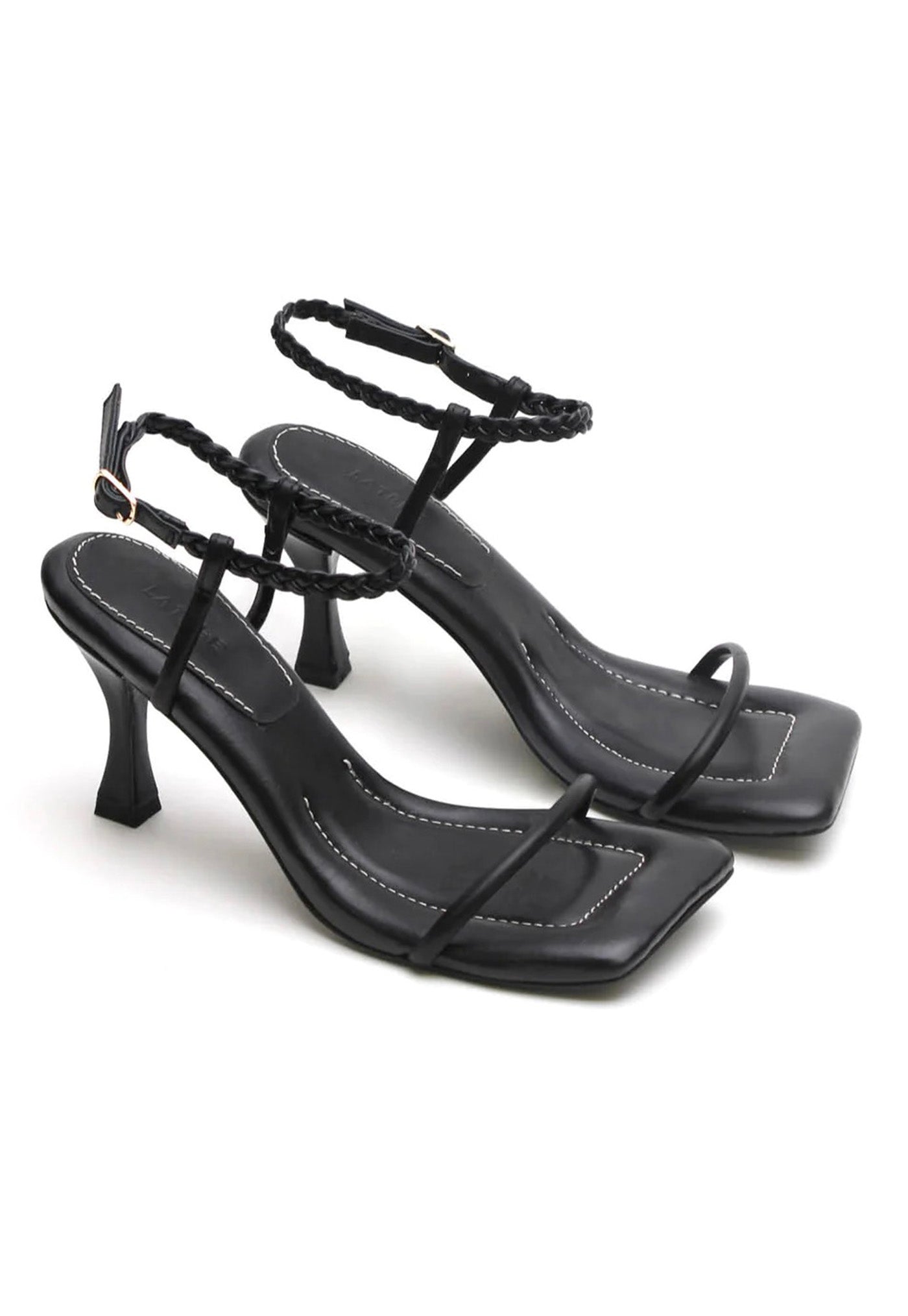 Padded Heel - Black sold by Angel Divine