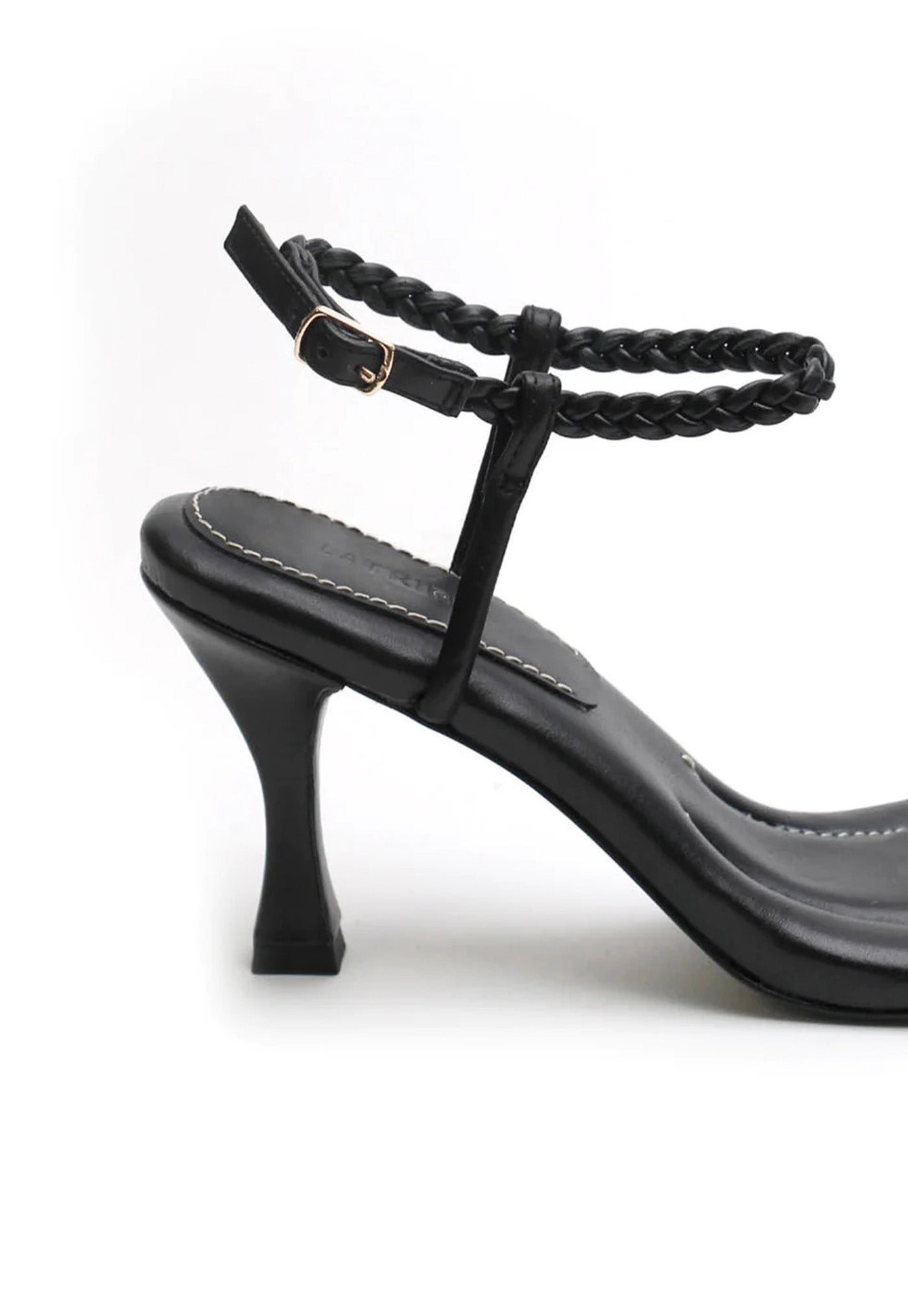 Padded Heel - Black sold by Angel Divine