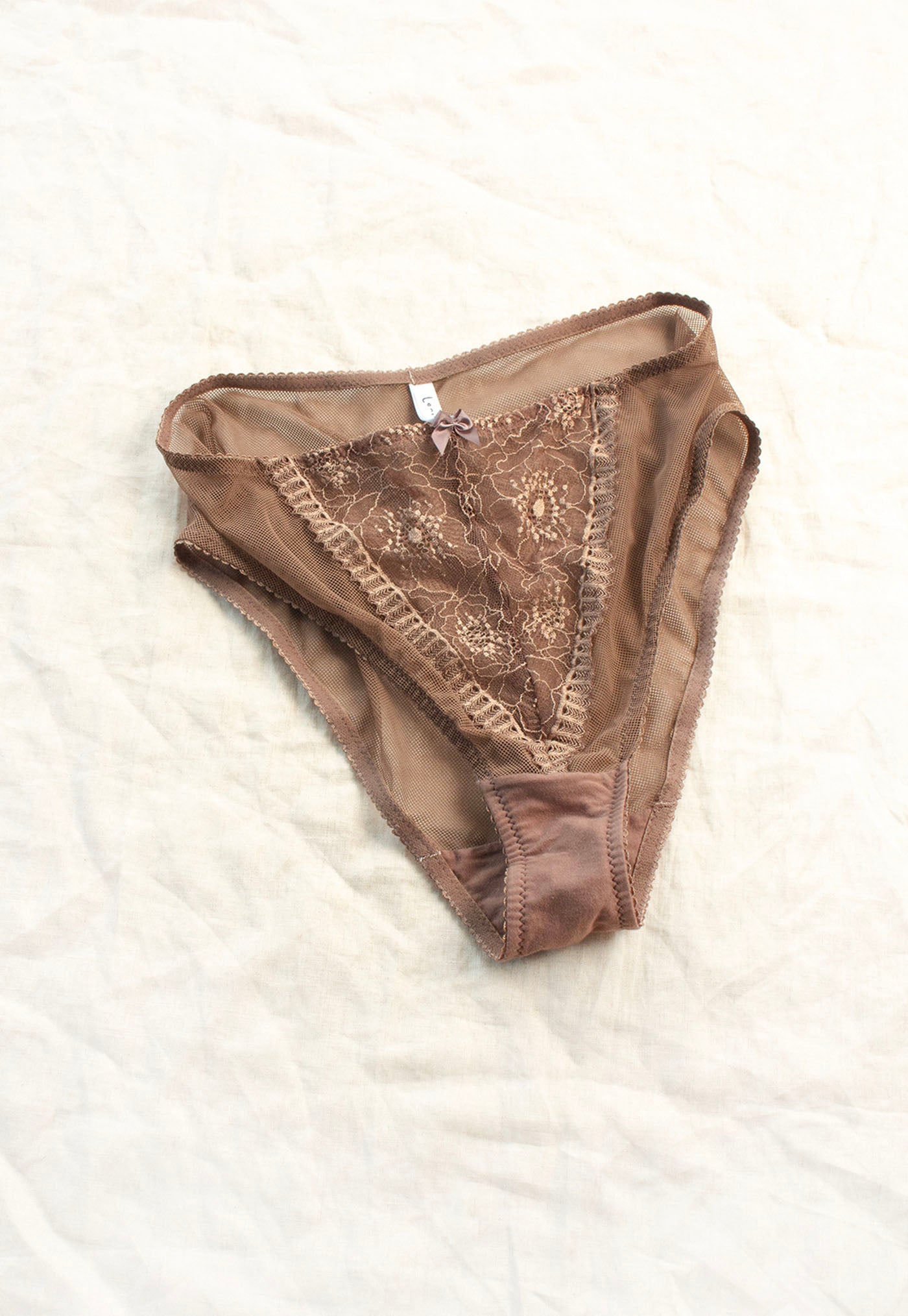 Vivienne High Waist Brief - Maple sold by Angel Divine