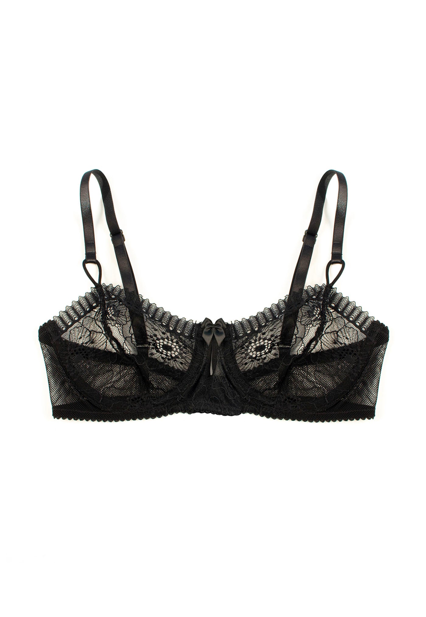 Vivienne Underwire Bra - Black sold by Angel Divine
