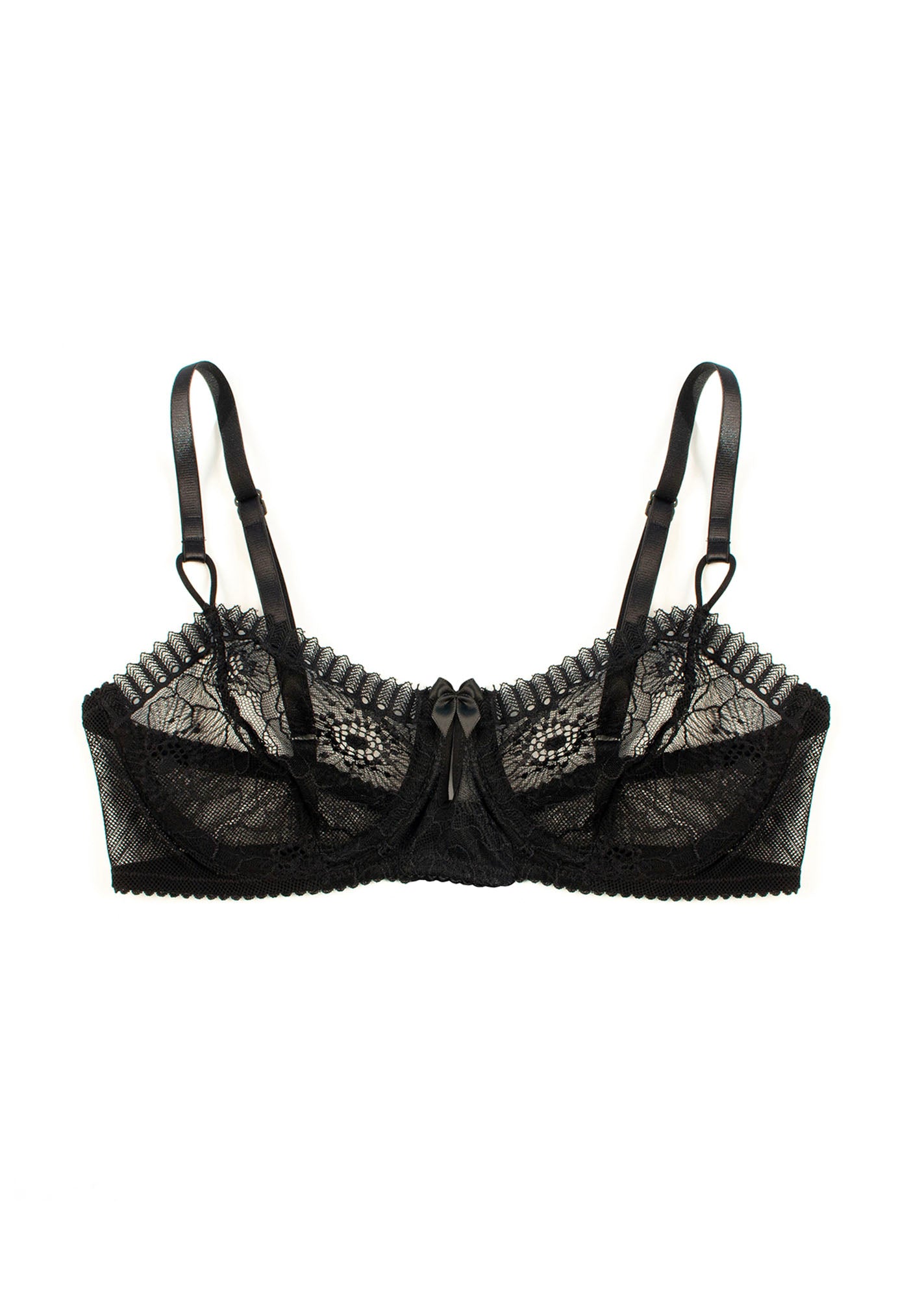 Vivienne Underwire Bra - Black sold by Angel Divine