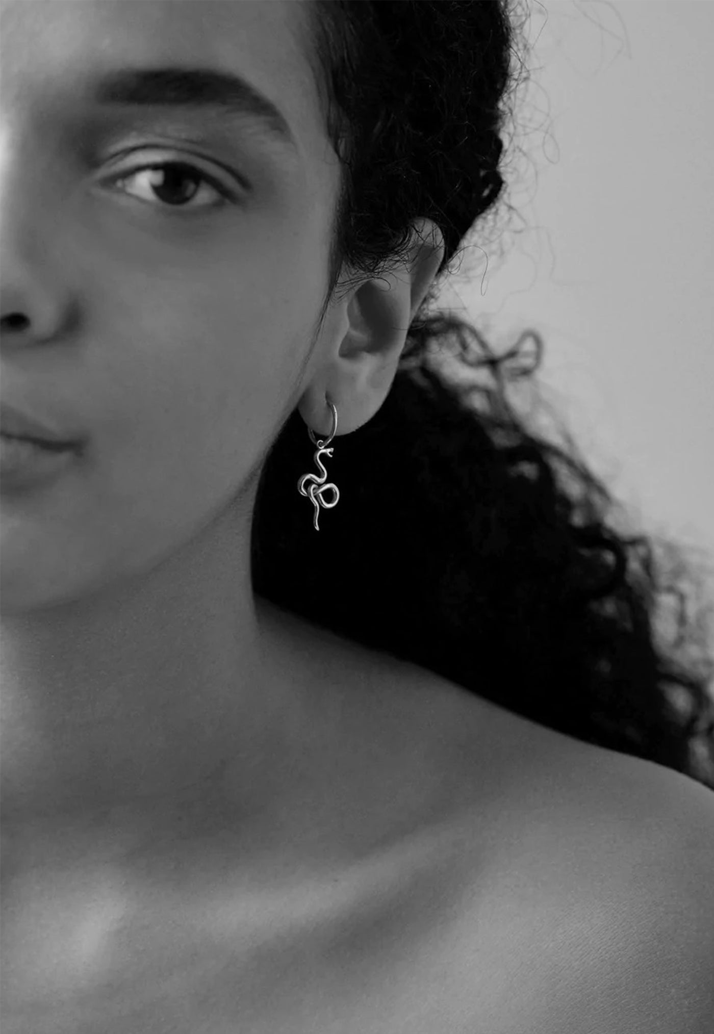 Medusa Signature Hoop Earrings sold by Angel Divine