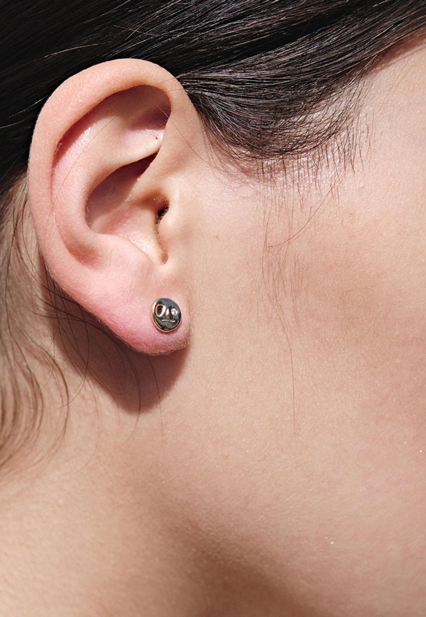 Miro Stud Earrings with Stone sold by Angel Divine