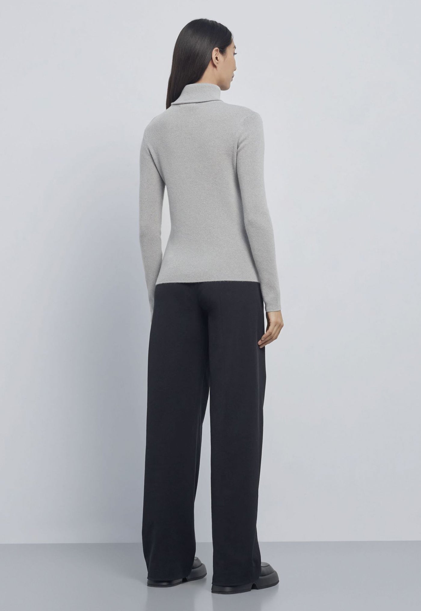 Cashmere Turtleneck - Grey sold by Angel Divine