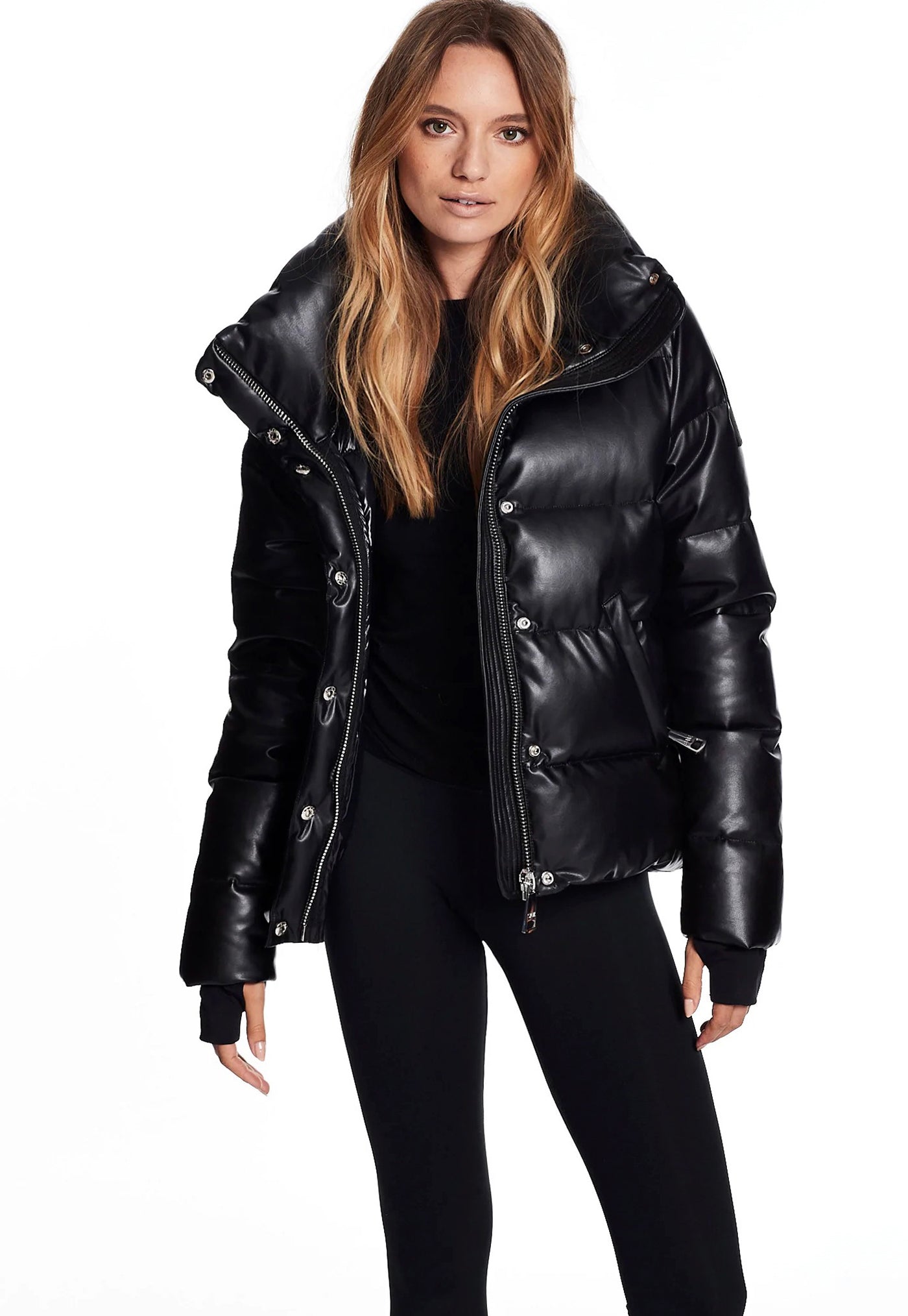 Vegan Leather Isabel Jacket - Black sold by Angel Divine