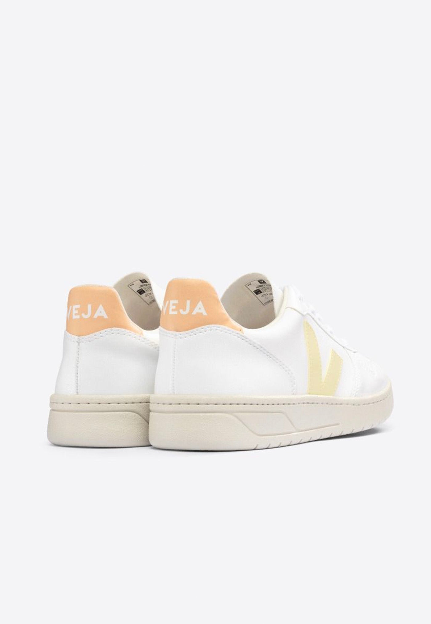 V-10 CWL Sneakers - White/Sun/Peach sold by Angel Divine