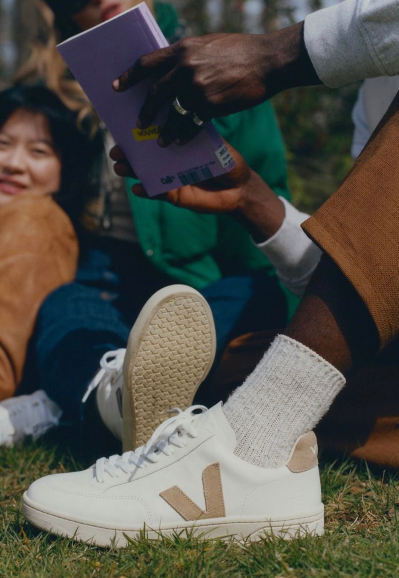 V-12 Leather - Extra White Dune sold by Angel Divine