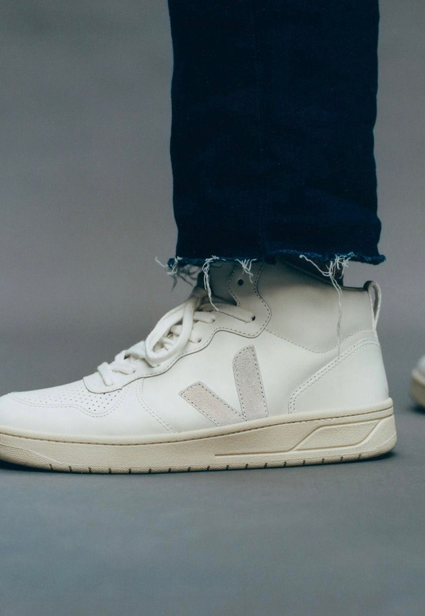 V-15 Leather - Extra White/Natural sold by Angel Divine