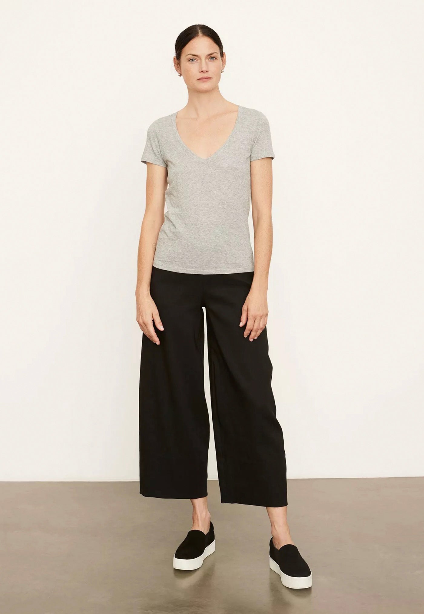 Essential V-Neck - Grey sold by Angel Divine