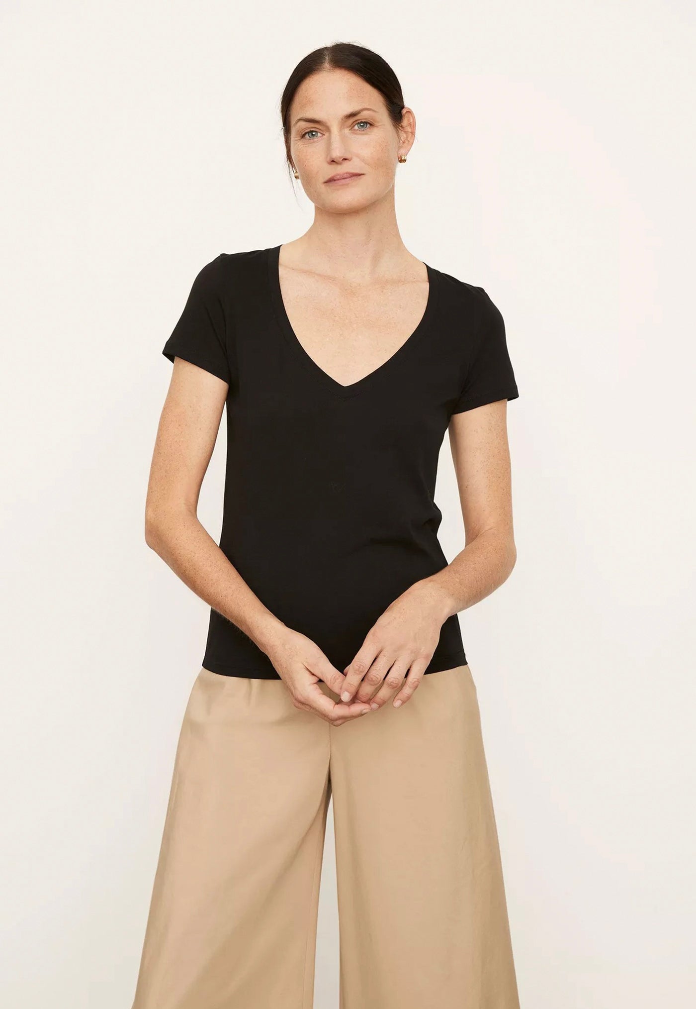 Essential V-Neck - Black sold by Angel Divine