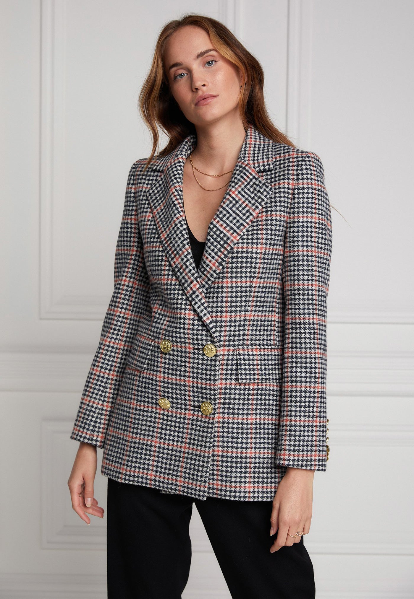 Double Breasted Blazer - Oyster Catcher sold by Angel Divine