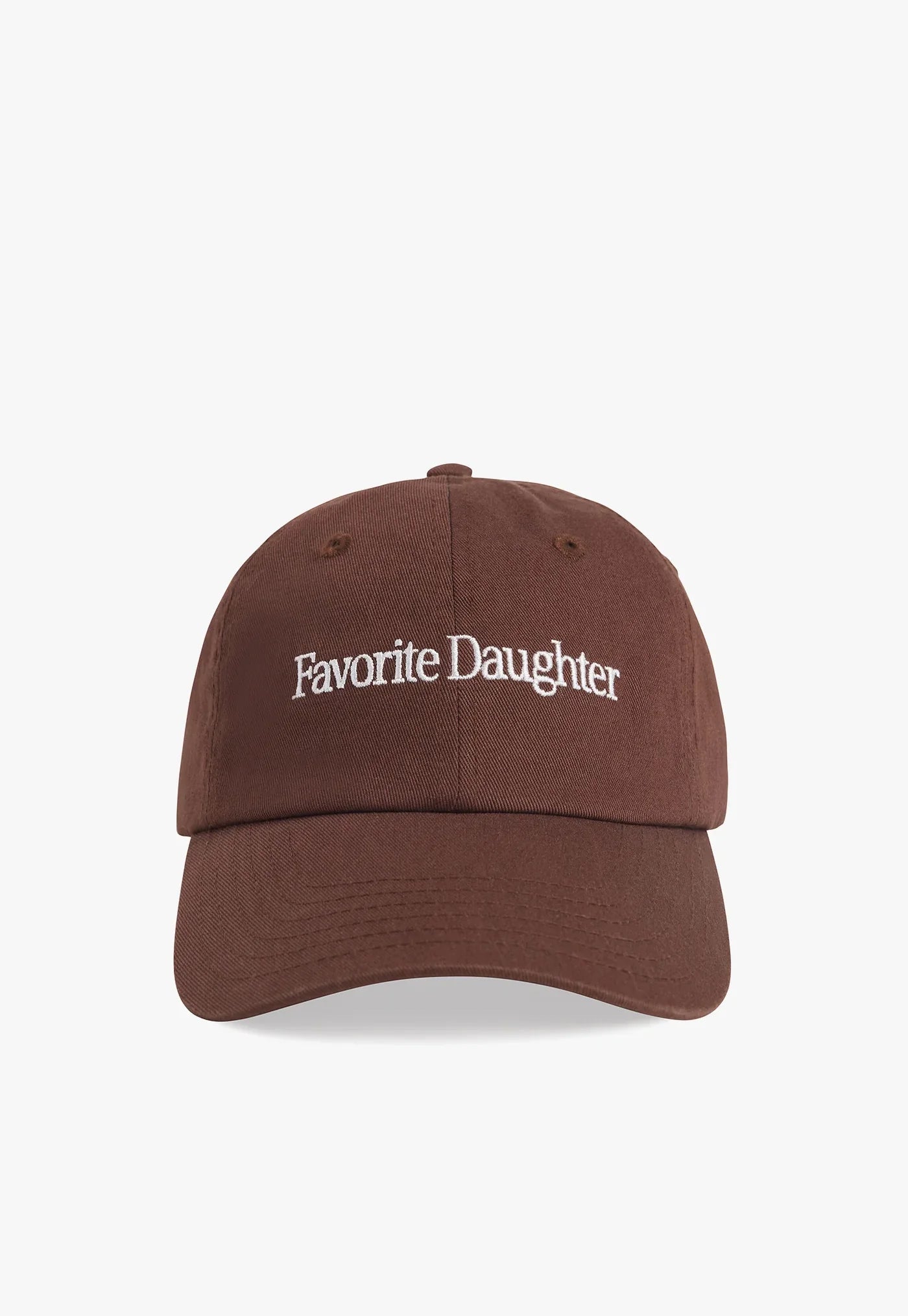 Classic Logo Baseball Hat - Brown/White