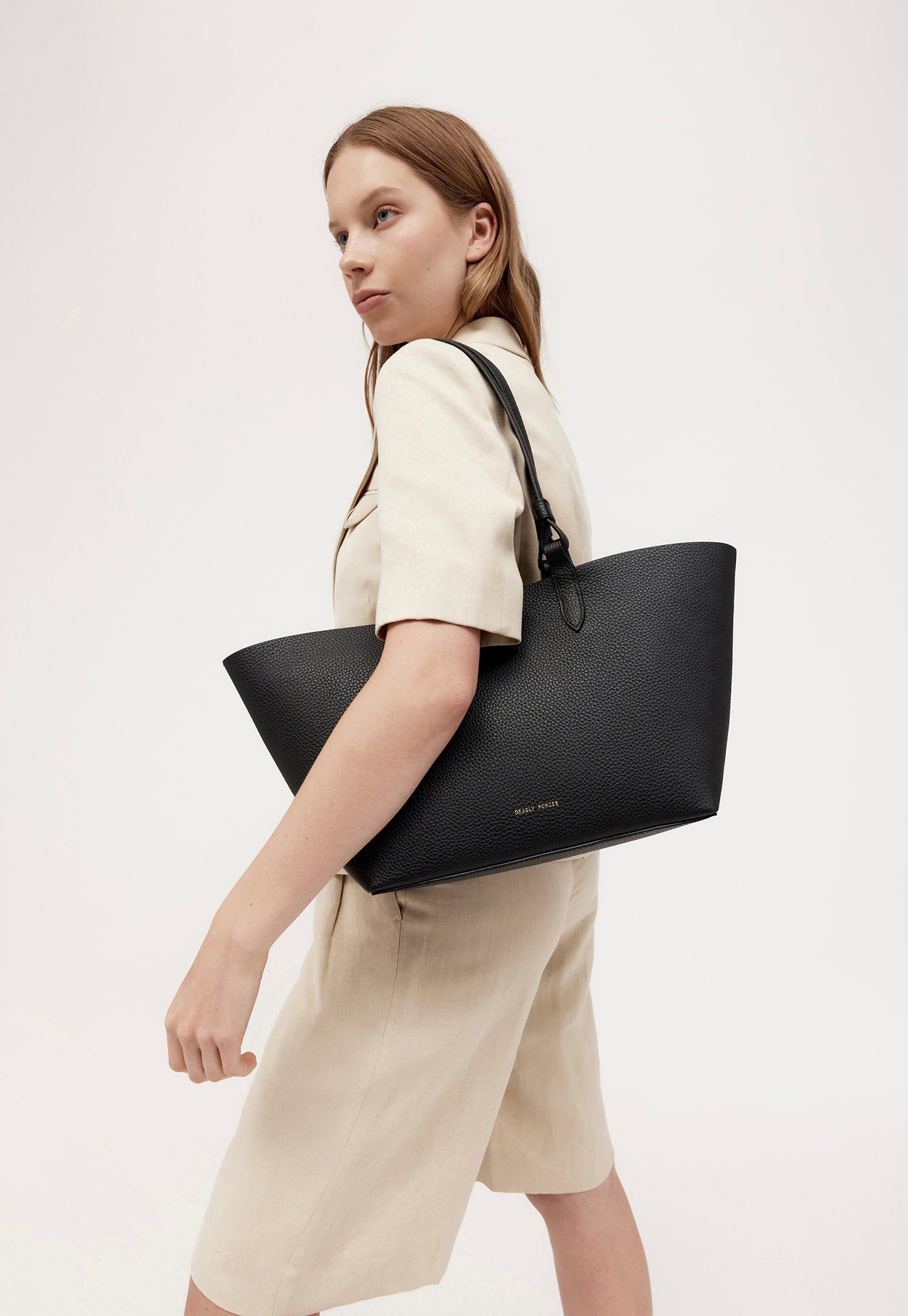 Mr Bandit Tote - Black sold by Angel Divine