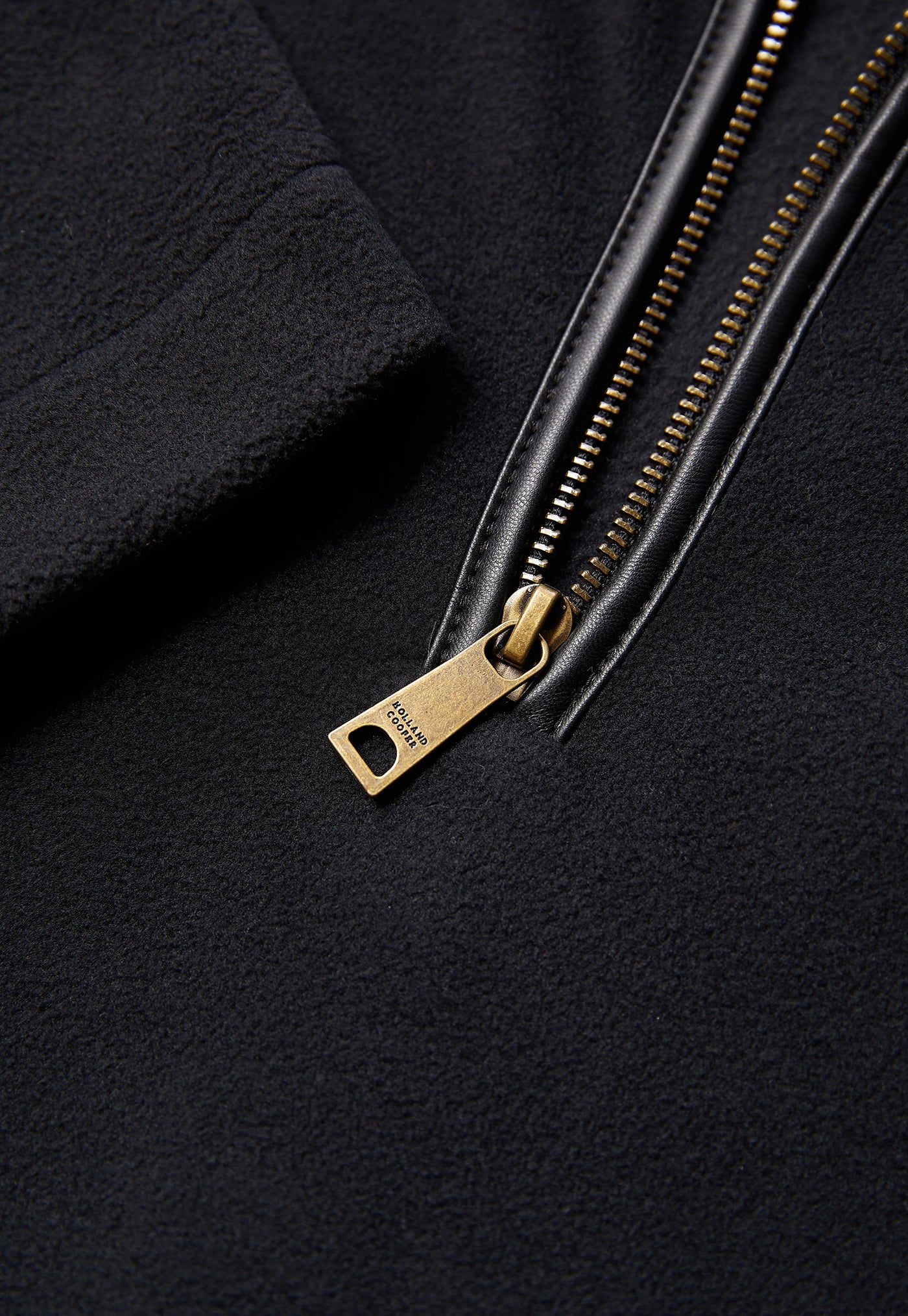 Country Fleece Quarter Zip - Black