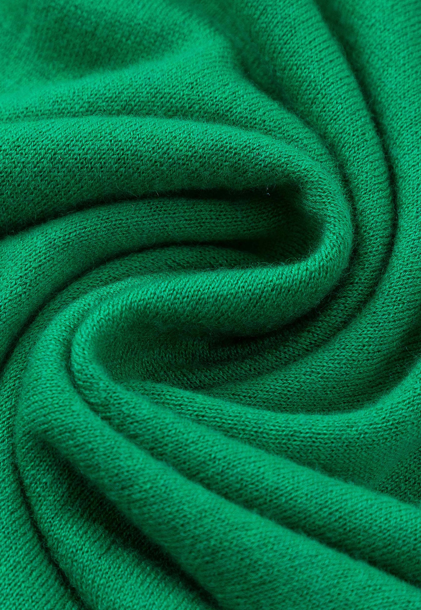 N.33 Wool/Cashmere Bell Sleeve Crew - Kelly Green sold by Angel Divine