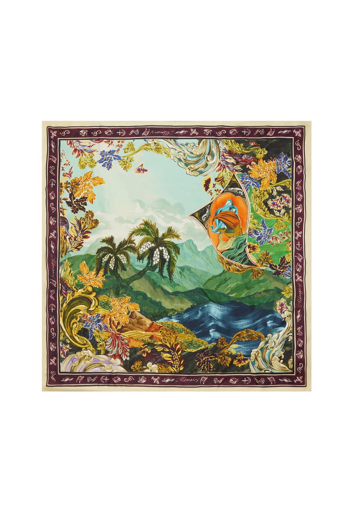 Lucena Silk Scarf - Multi