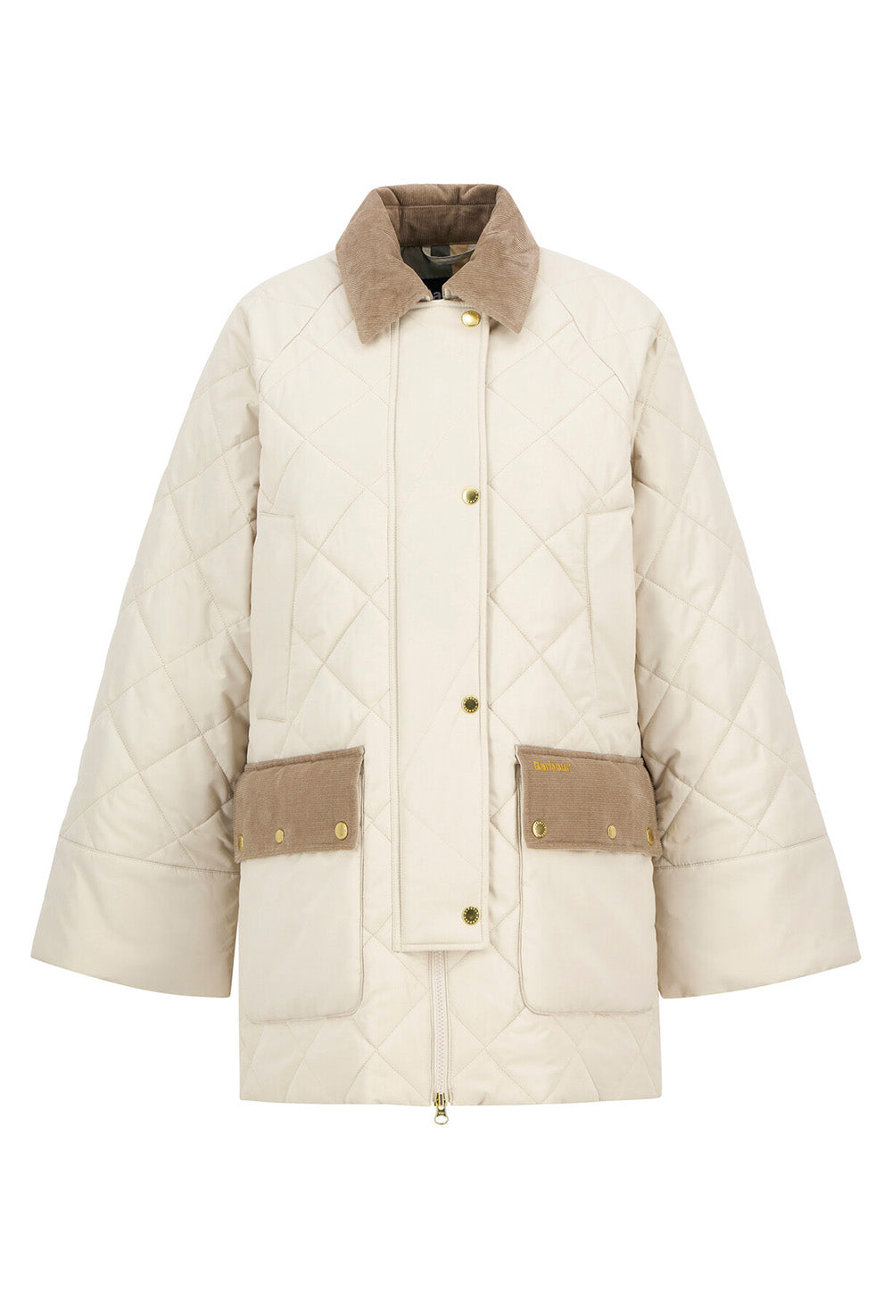 Aldburgh Quilted Jacket - Oatmeal/Ancient Tartan