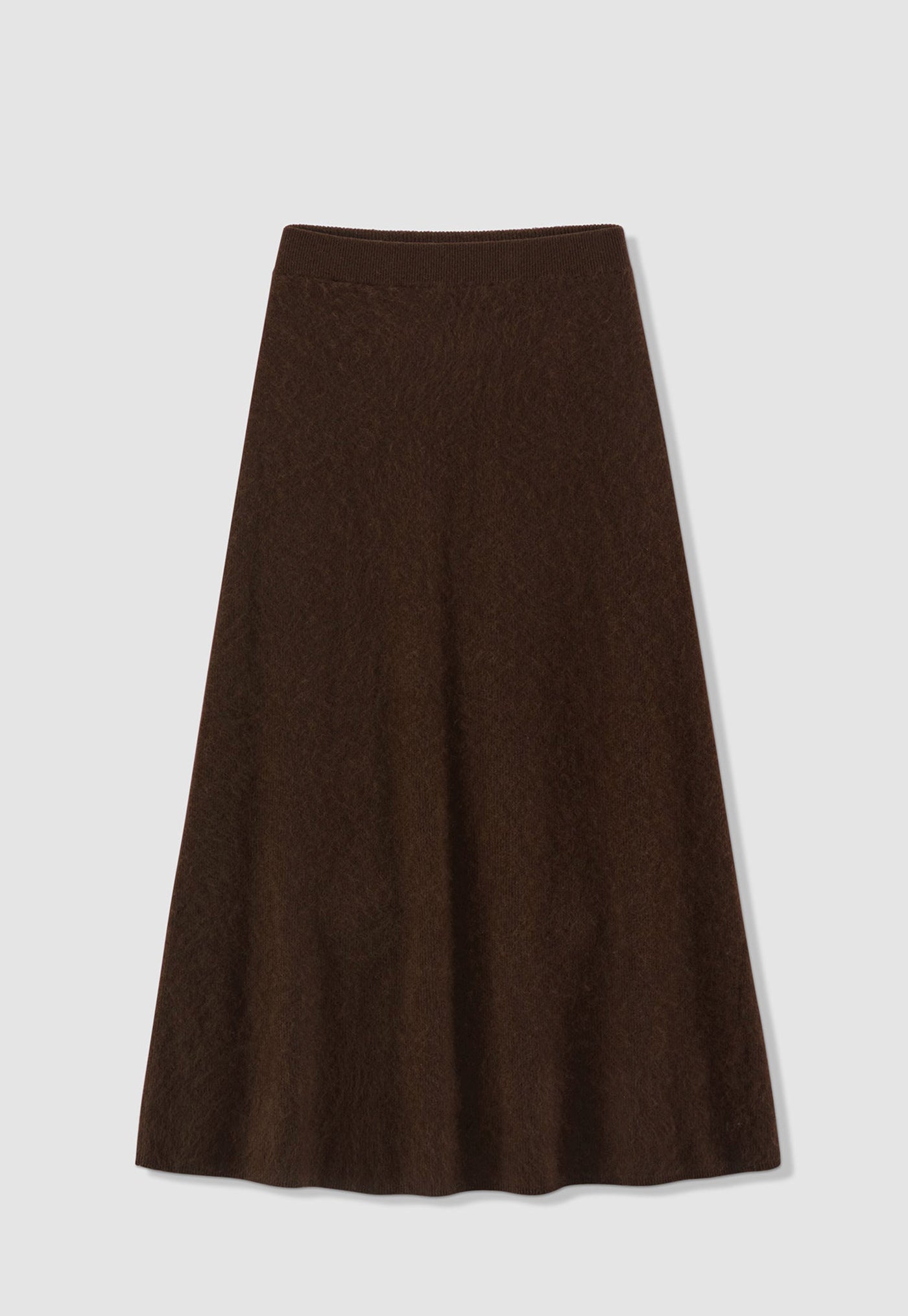 899 The Brushed Skirt - Mink
