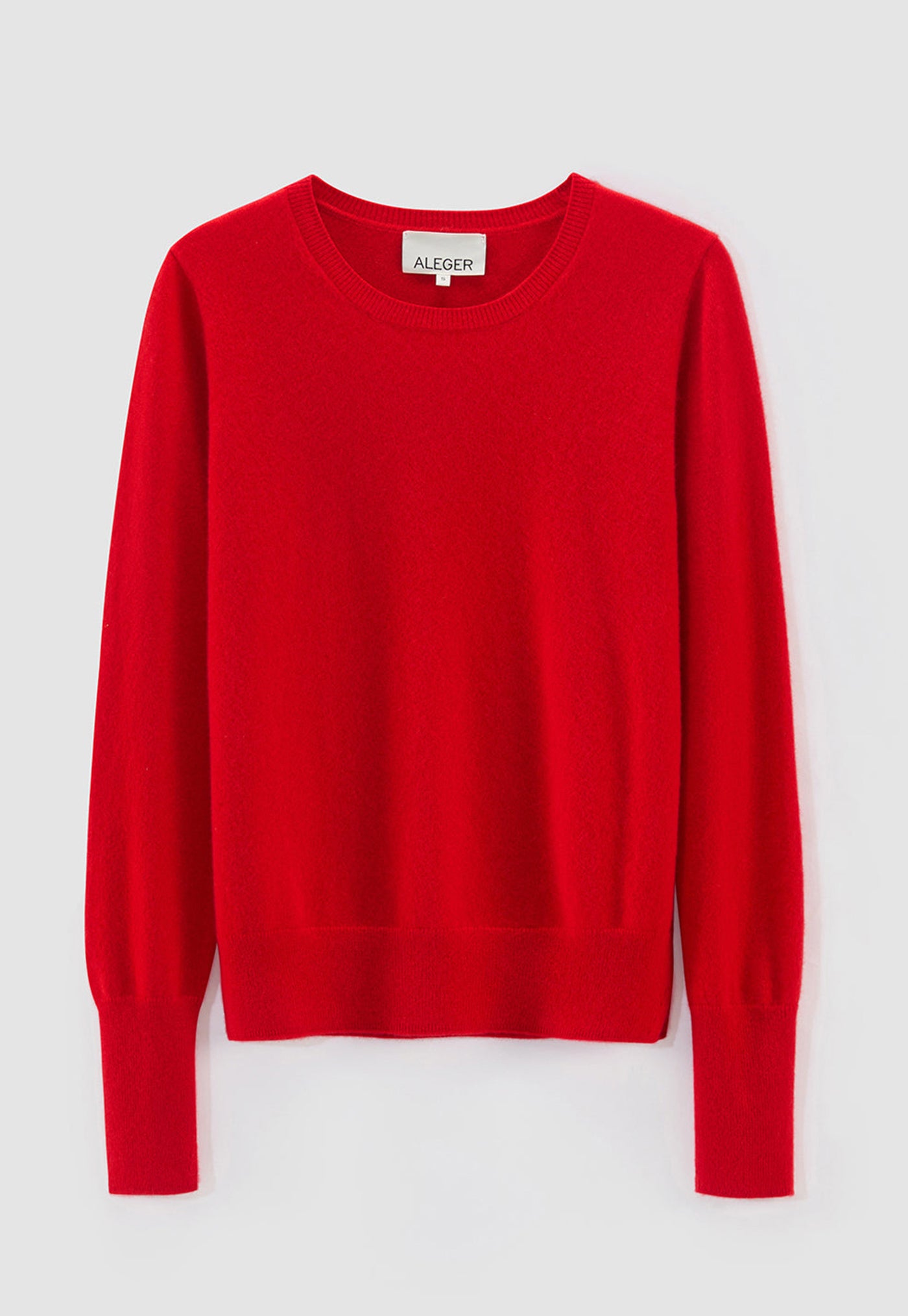 407 Cashmere Classic Crew - Poppy