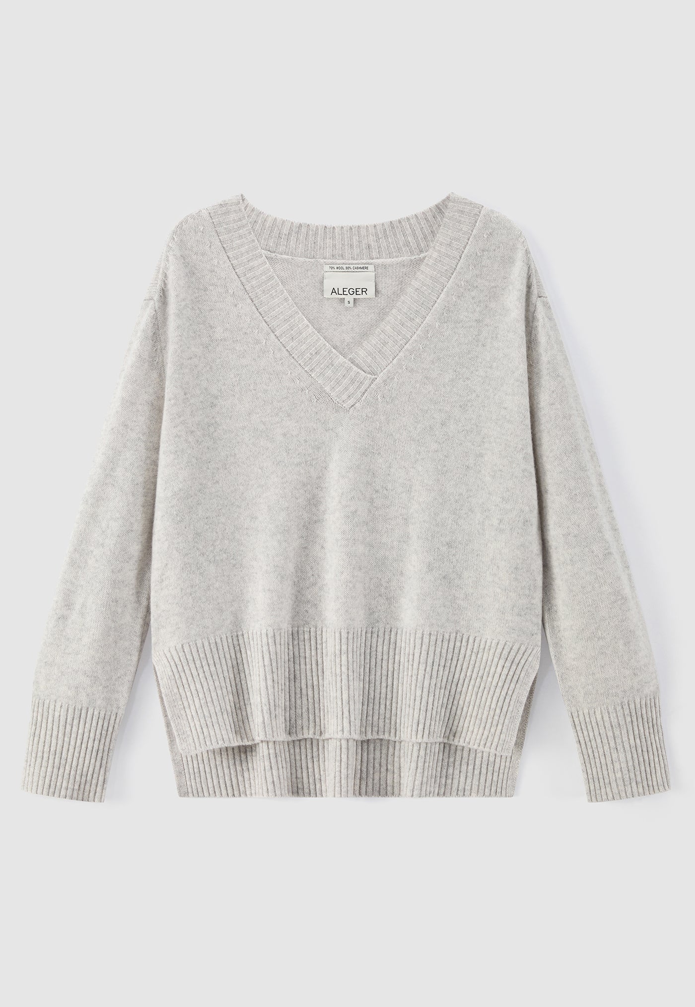 374 Classics V Neck - Polar Grey